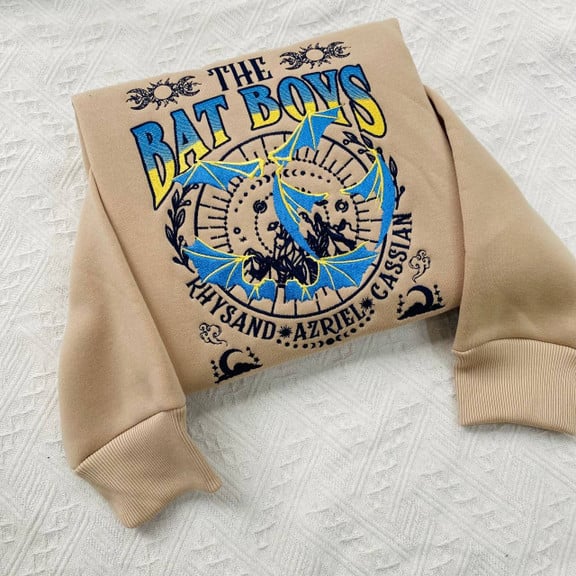 The Bat Boys Embroidered Sweatshirt,The Night Court Acotar Series Embroidered Hoodie, Gifts For Book Lovers, Bookish Gift
