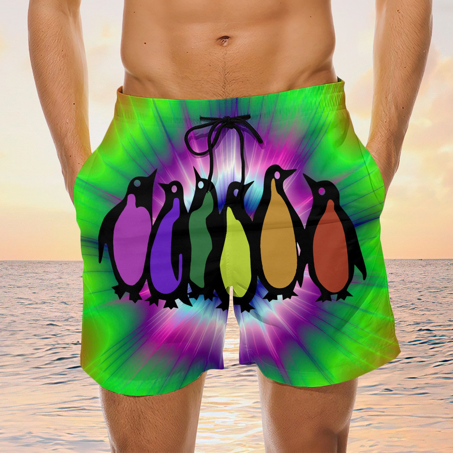 Funny Swim Trunks, Gay Pride Lgbt Rainbow, Lgbt Shorts, Pride Shorts Men