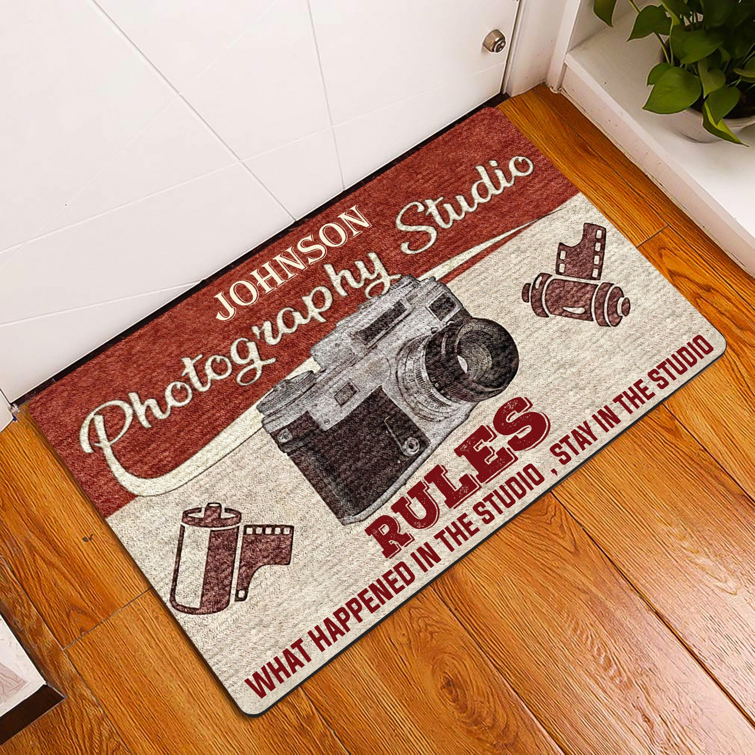 Photography Studio Welcome Personalized Custom Doormats