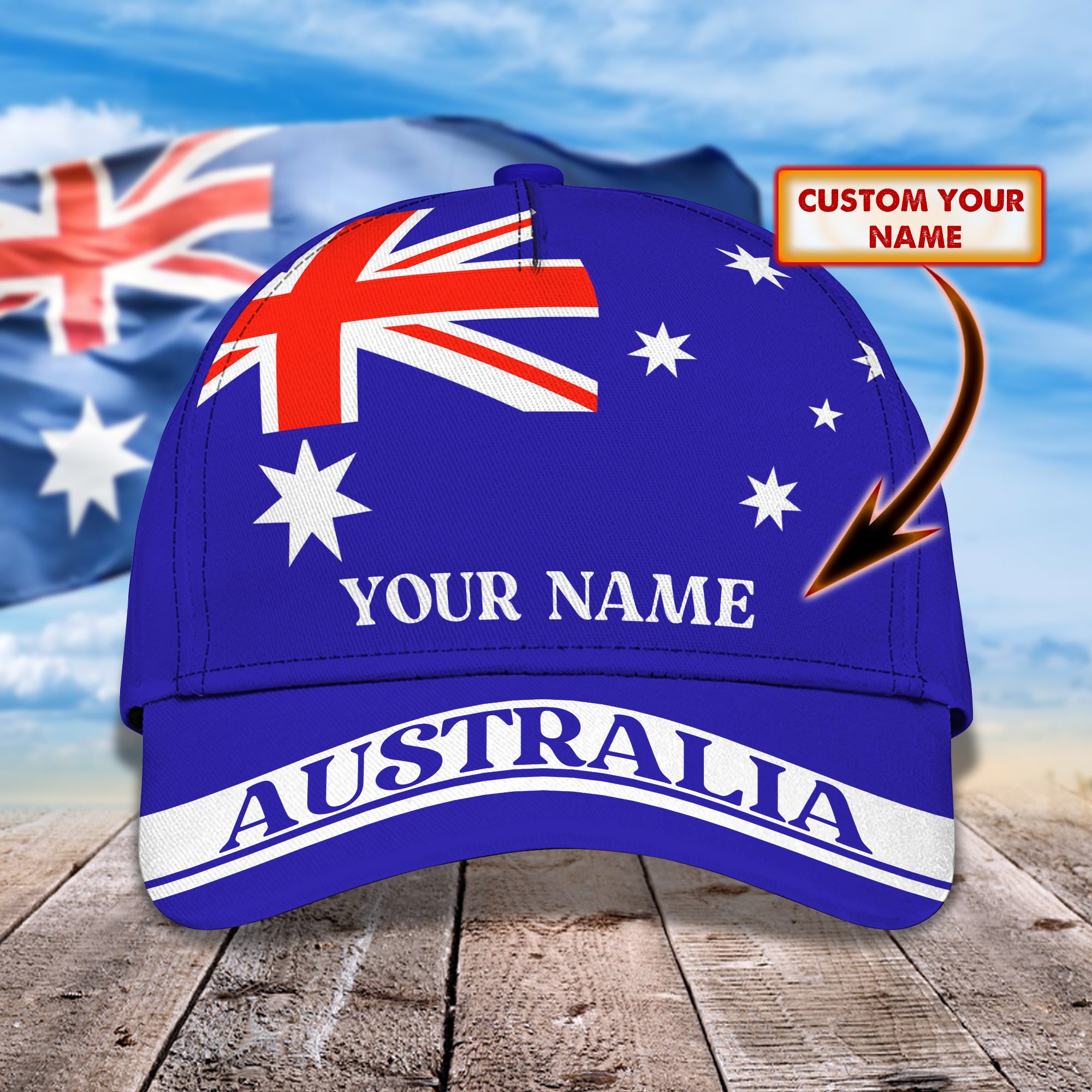 Australia - Personalized Name Cap - 140