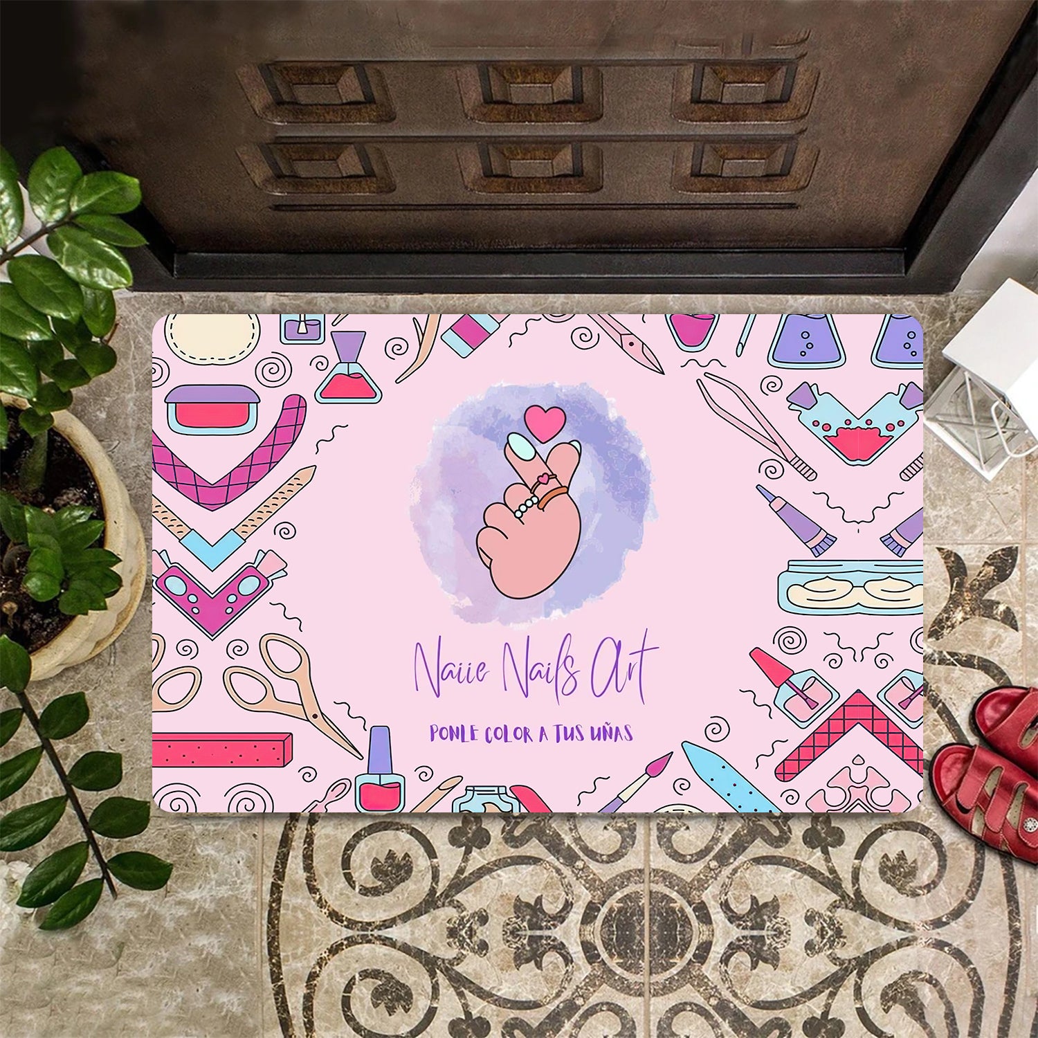 Naiie Nail Art Doormat Nails Doormat