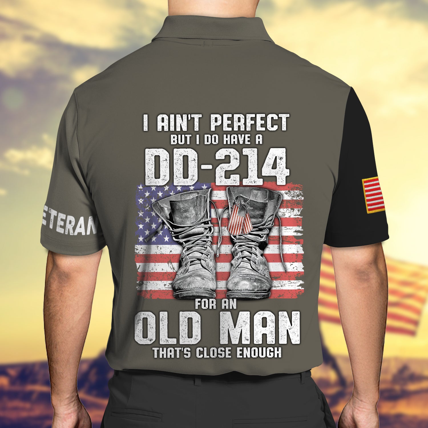 U.S Veteran - DD214 - Personalized Name 3D Polo Shirt 11 - Nvc97