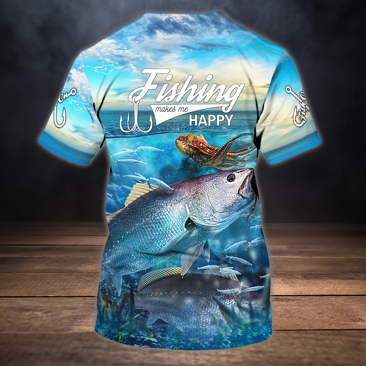 Fishing Personalized Name 3D T Shirt 193, Nvc97