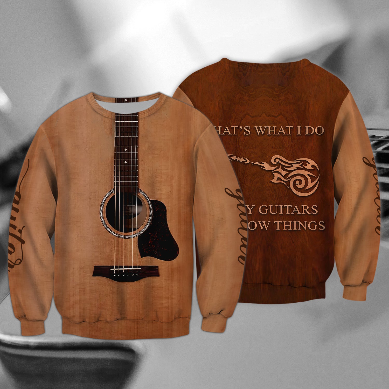 I Play Guitars And I Know Things 3D Full Print 192, Nvc97