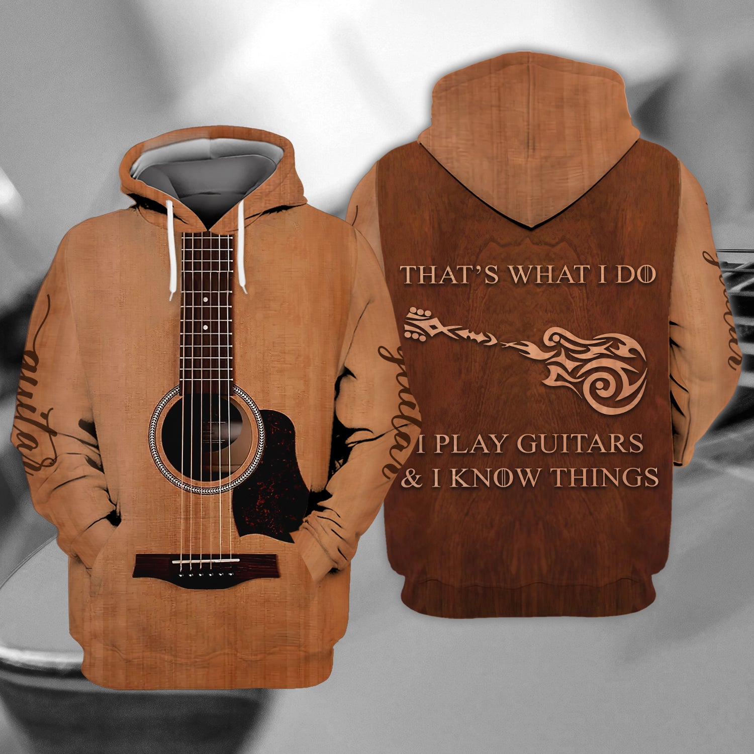 I Play Guitars And I Know Things 3D Full Print 192, Nvc97