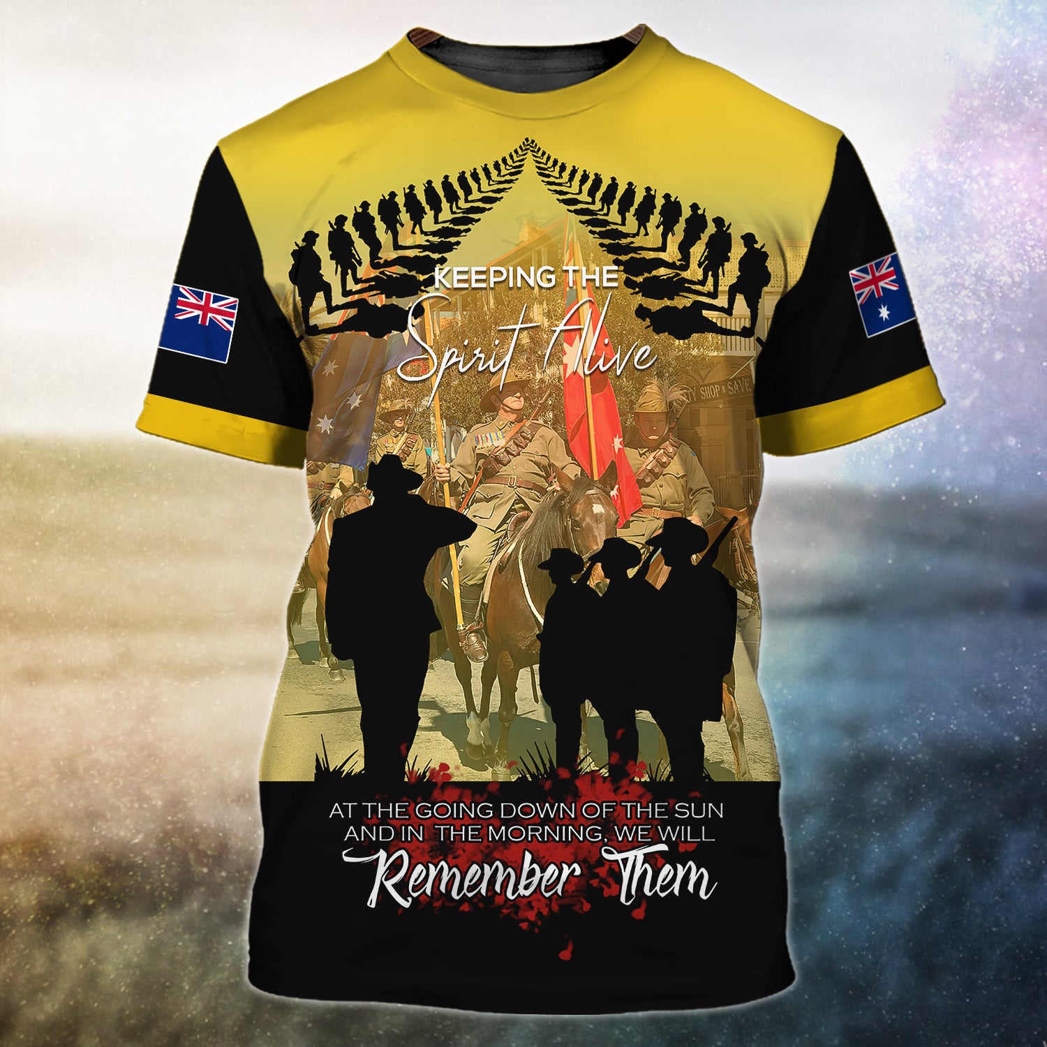 Keeping Spirit Alive, We Will Remember Them 3D Tshirt 182, Nvc97