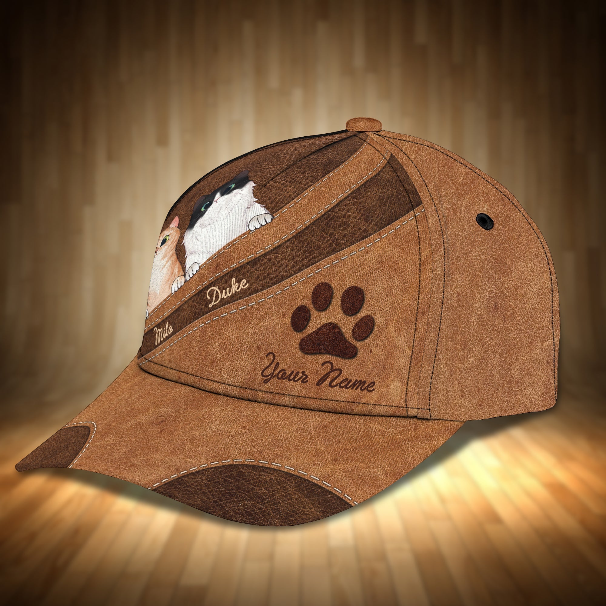 Lovely Cats Personalized Name Cap 71, Nsd99