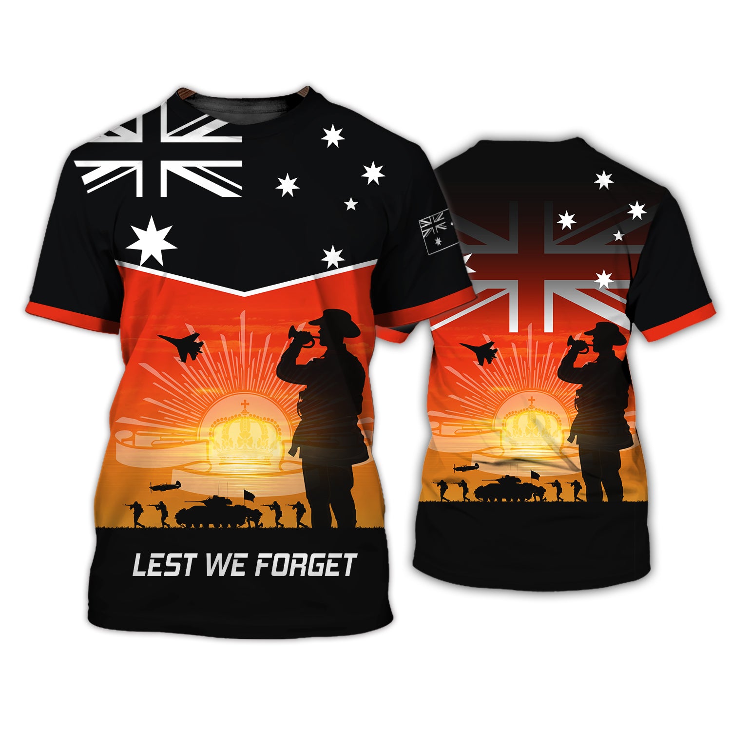 Lest We Forget Polo T Shirt 177, NVC97