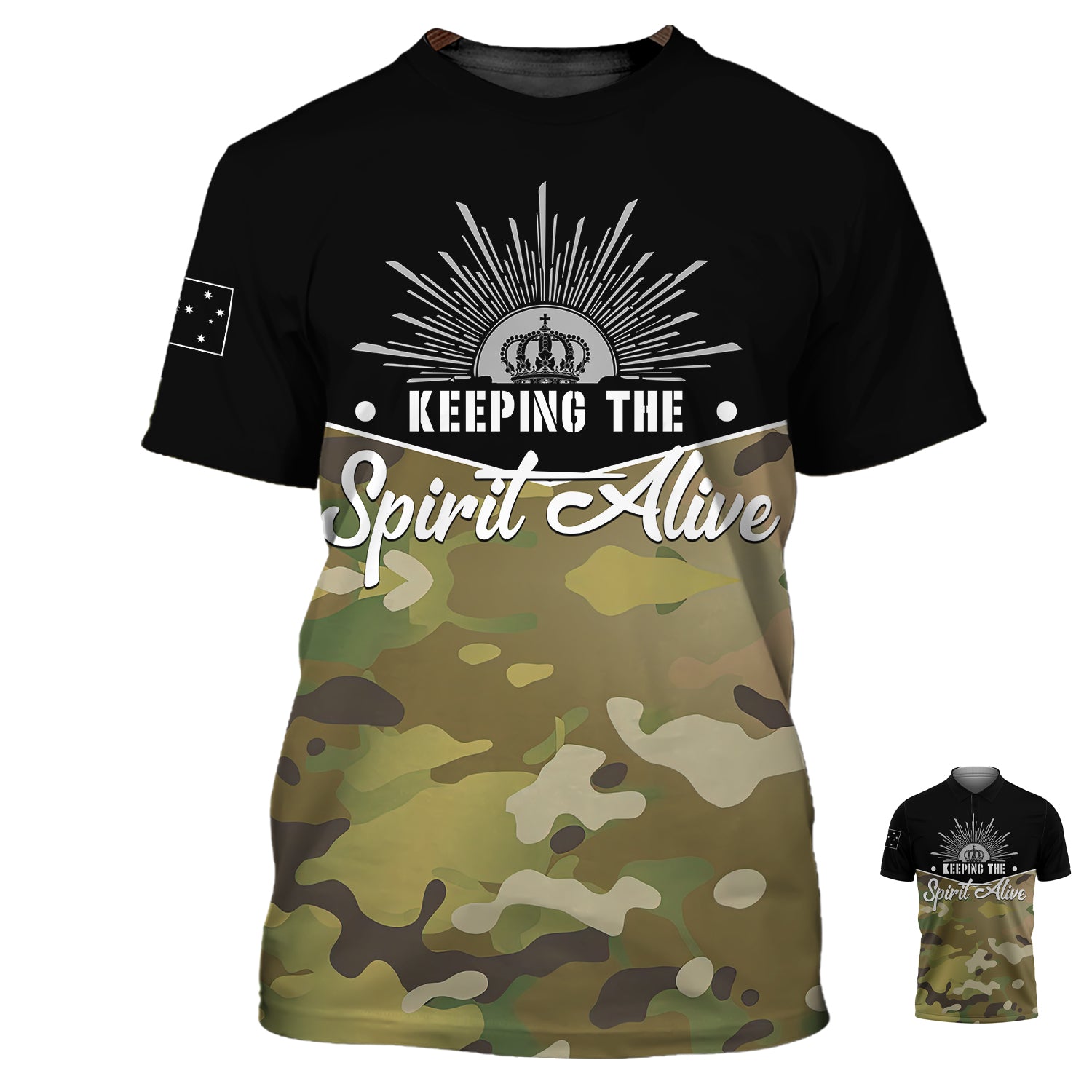 Keeping The Spirit Alive Polo T Shirt 178, NVC97