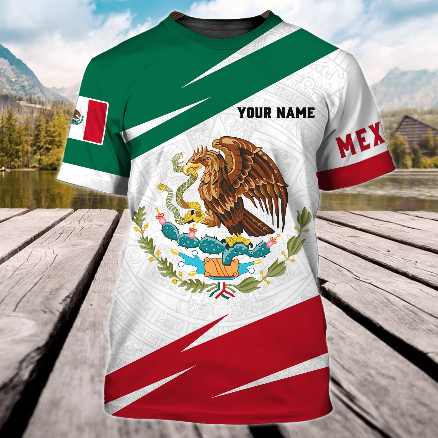 Mexico - Personalized Name 3D Tshirt 22 - Nvc97