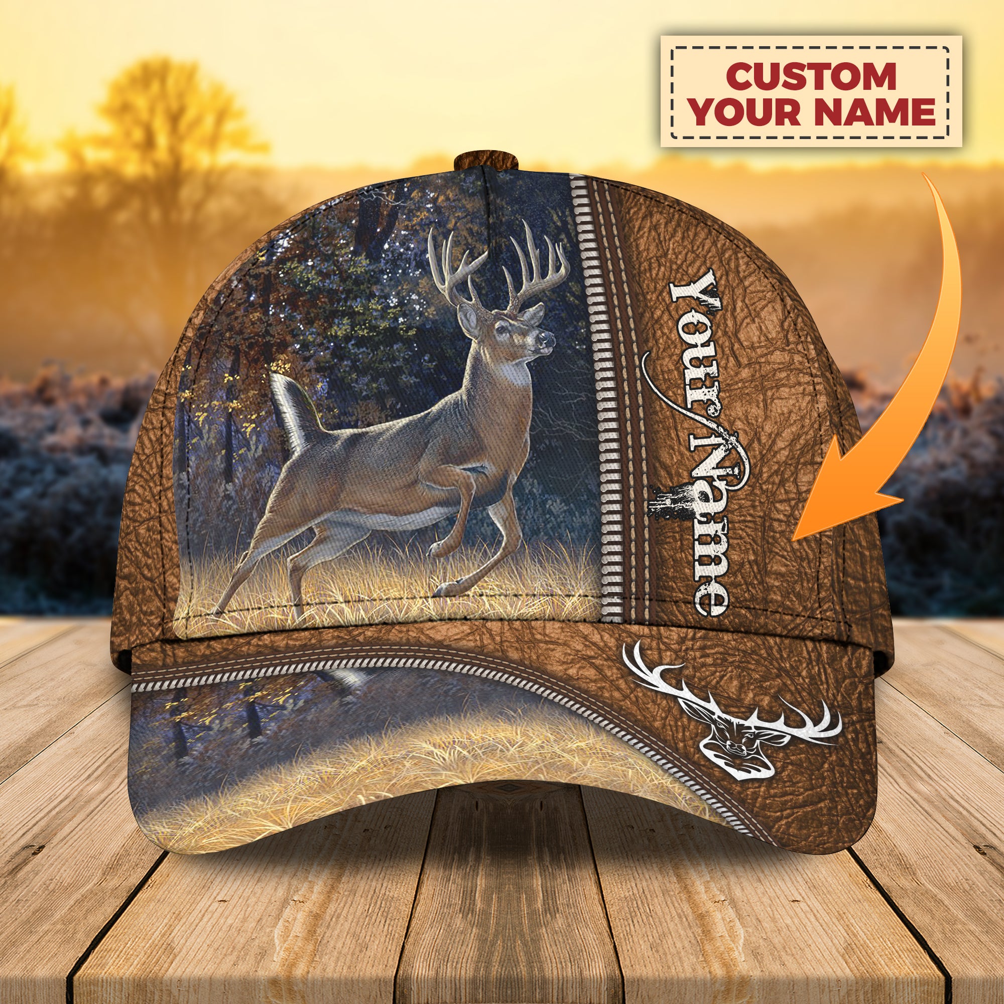 Deer Hunting - Personalized Name Cap 5 - Nvc97