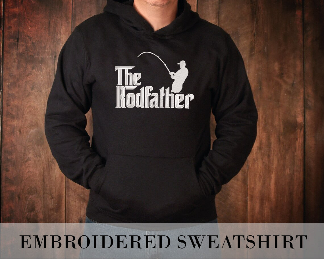 The Rodfather Embroidered Sweatshirt Hoodie