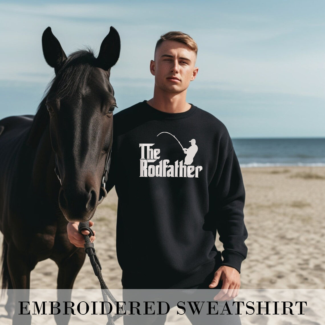 The Rodfather Embroidered Sweatshirt Hoodie