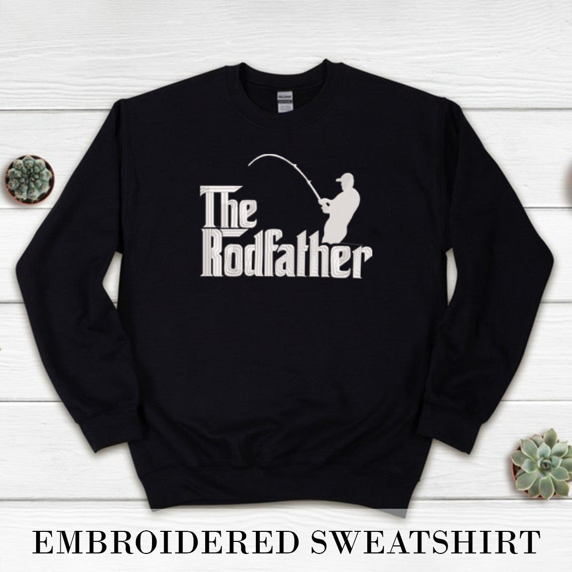 The Rodfather Embroidered Sweatshirt Hoodie
