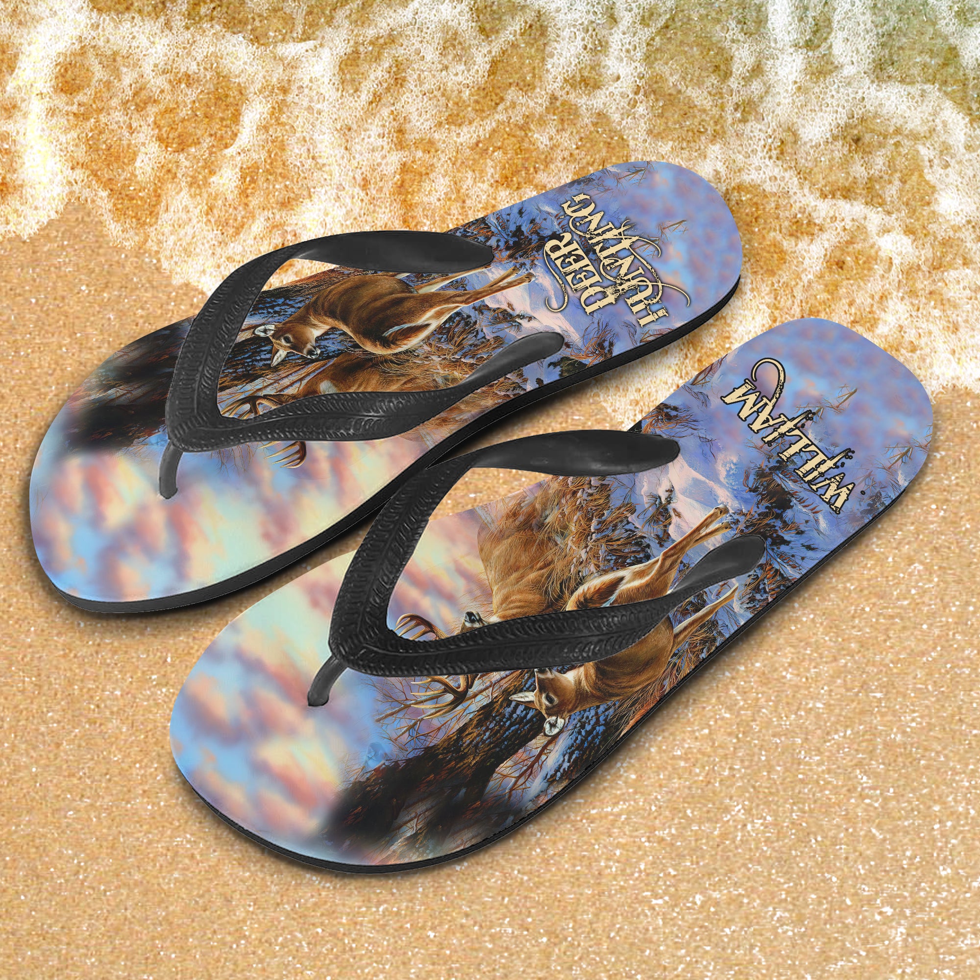 Custom Flip Flops - Hunting - Fuly 4