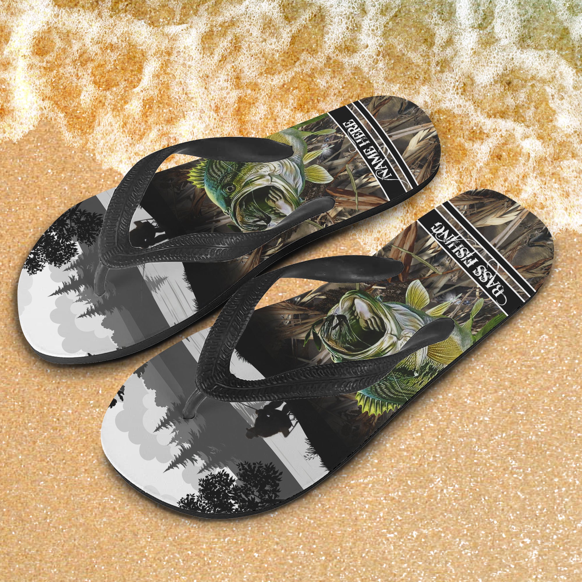 Custom Flip Flops - Fishing - Fuly 3