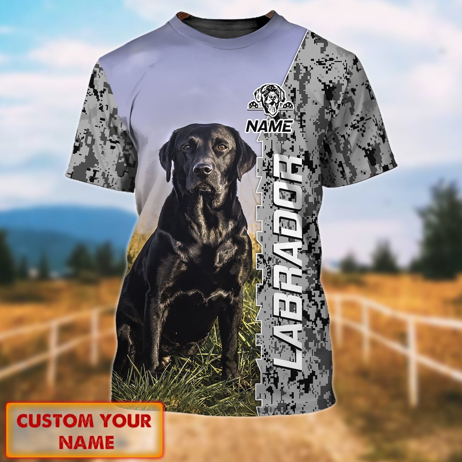 Labrador - Personalized Name 3D Tshirt 48 - QB95