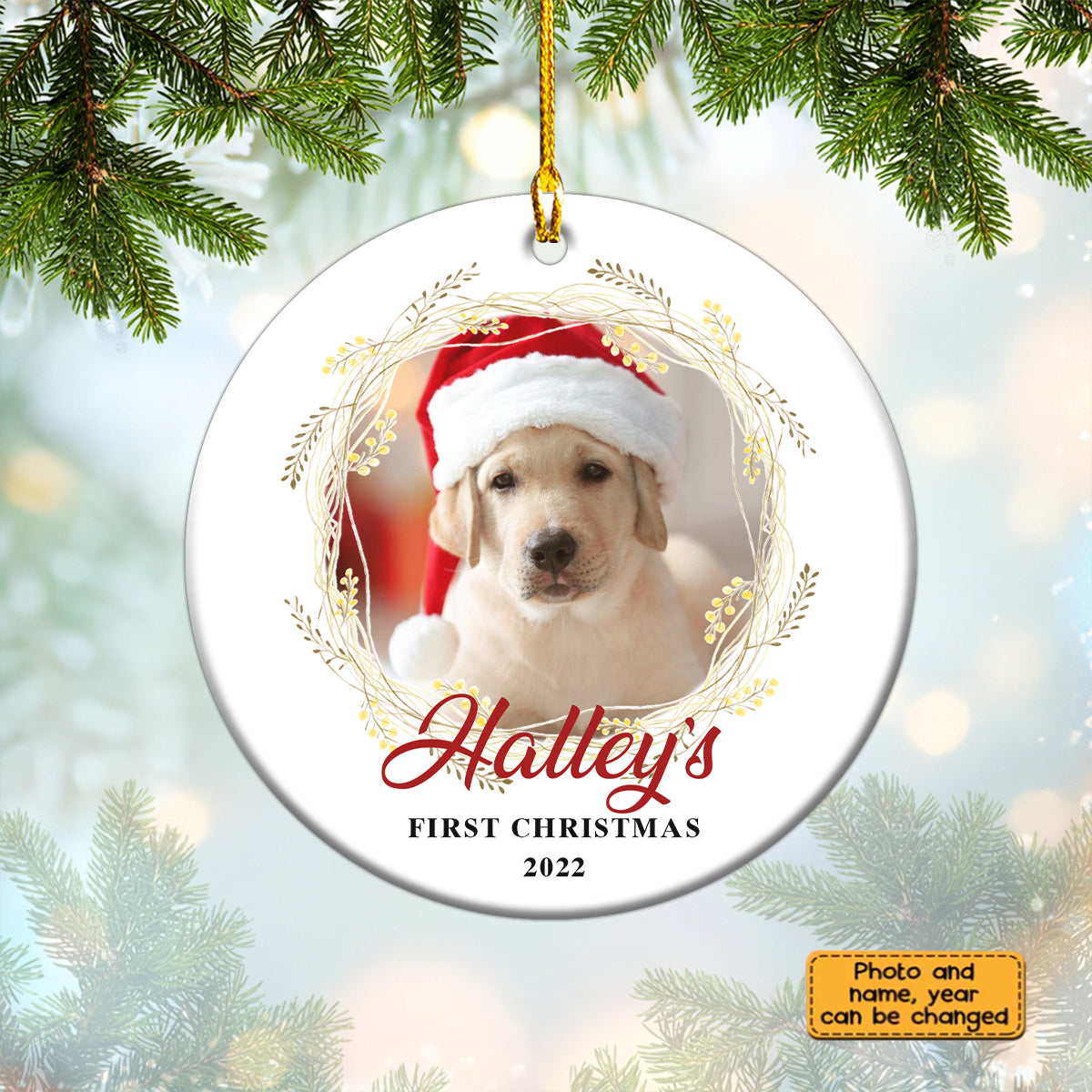 First Christmas, Personalized Christmas Ornaments, Custom Photo Gift
