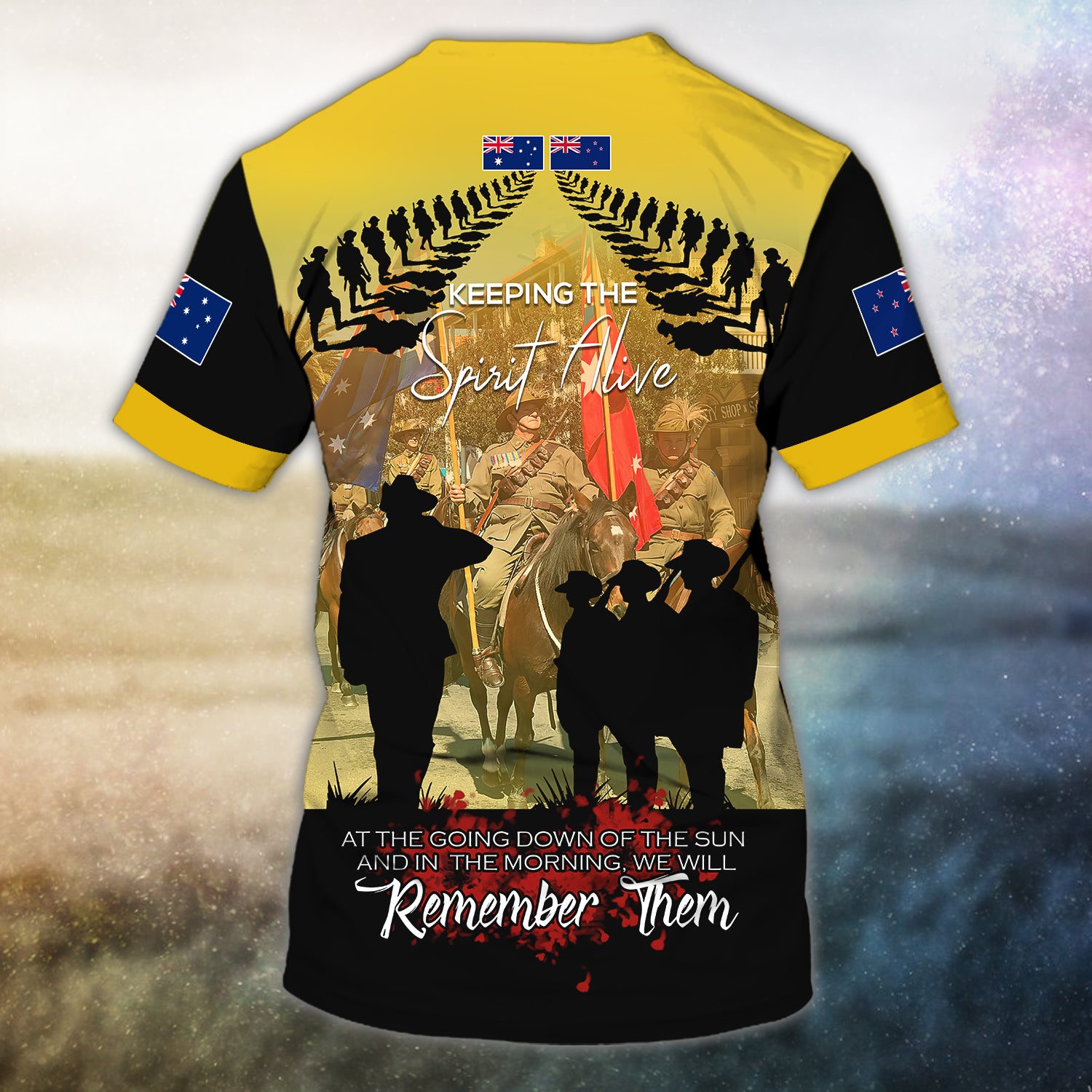 Keeping Spirit Alive, We Will Remember Them 3D Tshirt 182, Nvc97