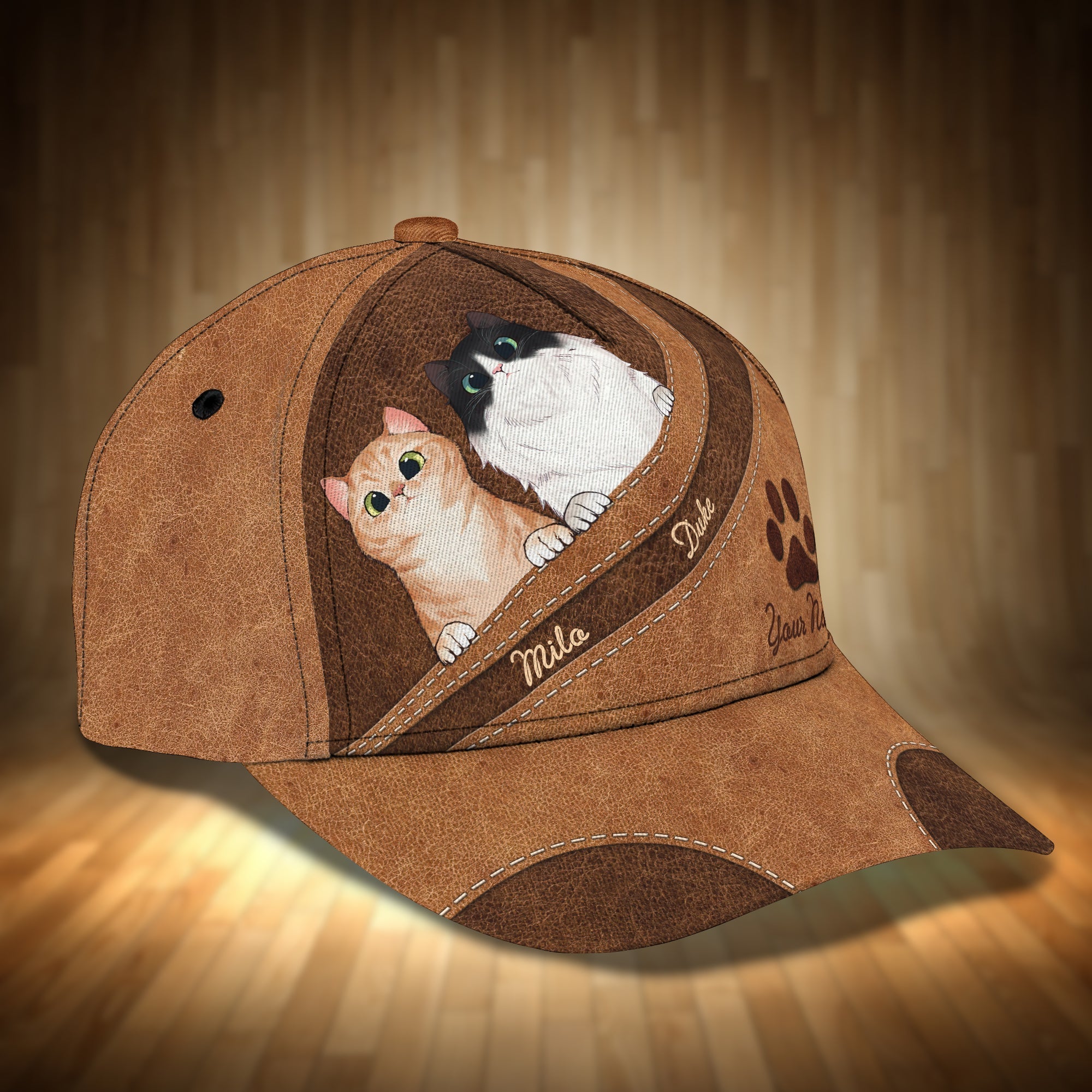 Lovely Cats Personalized Name Cap 71, Nsd99