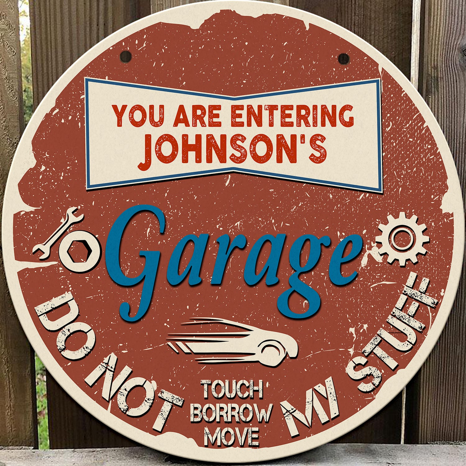 PT97 - WOODEN SIGN - GARAGE 111