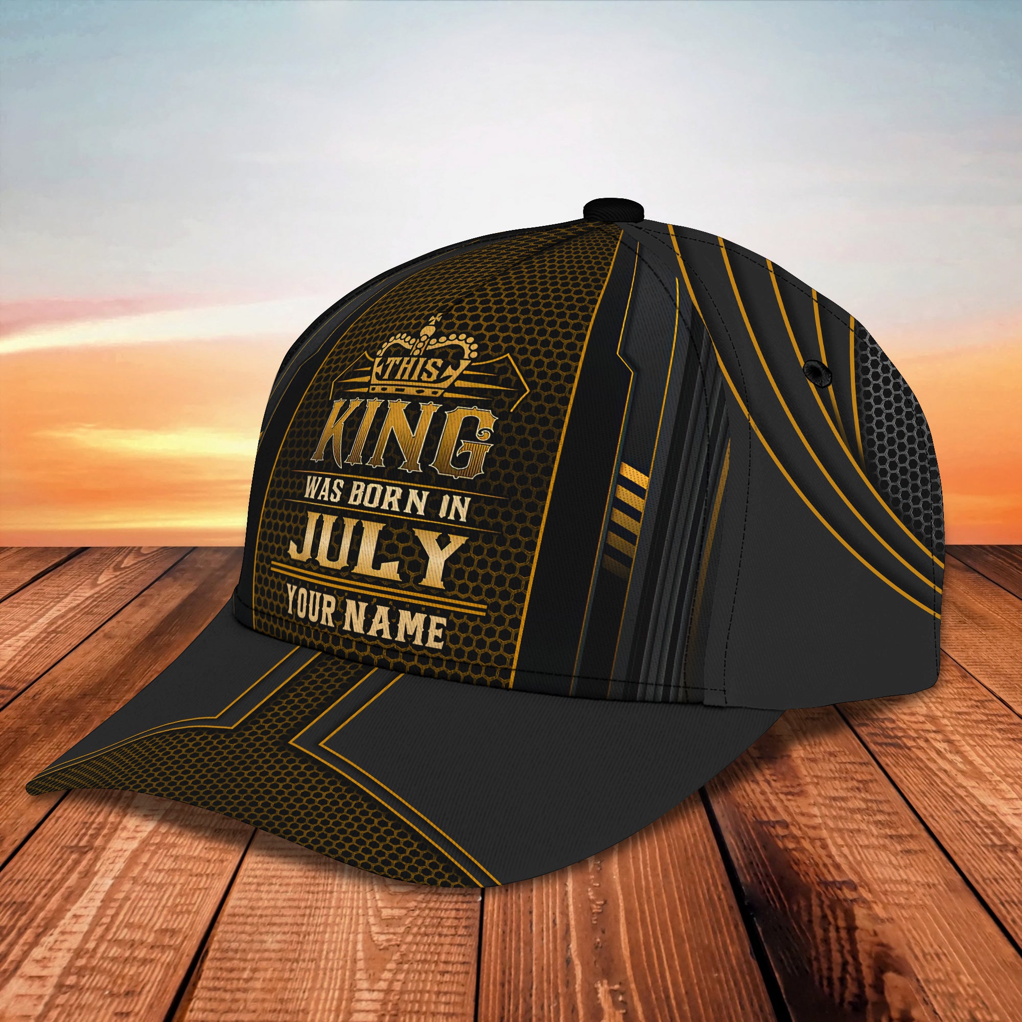 July King - Personalized Name Cap 22 - Nvc97