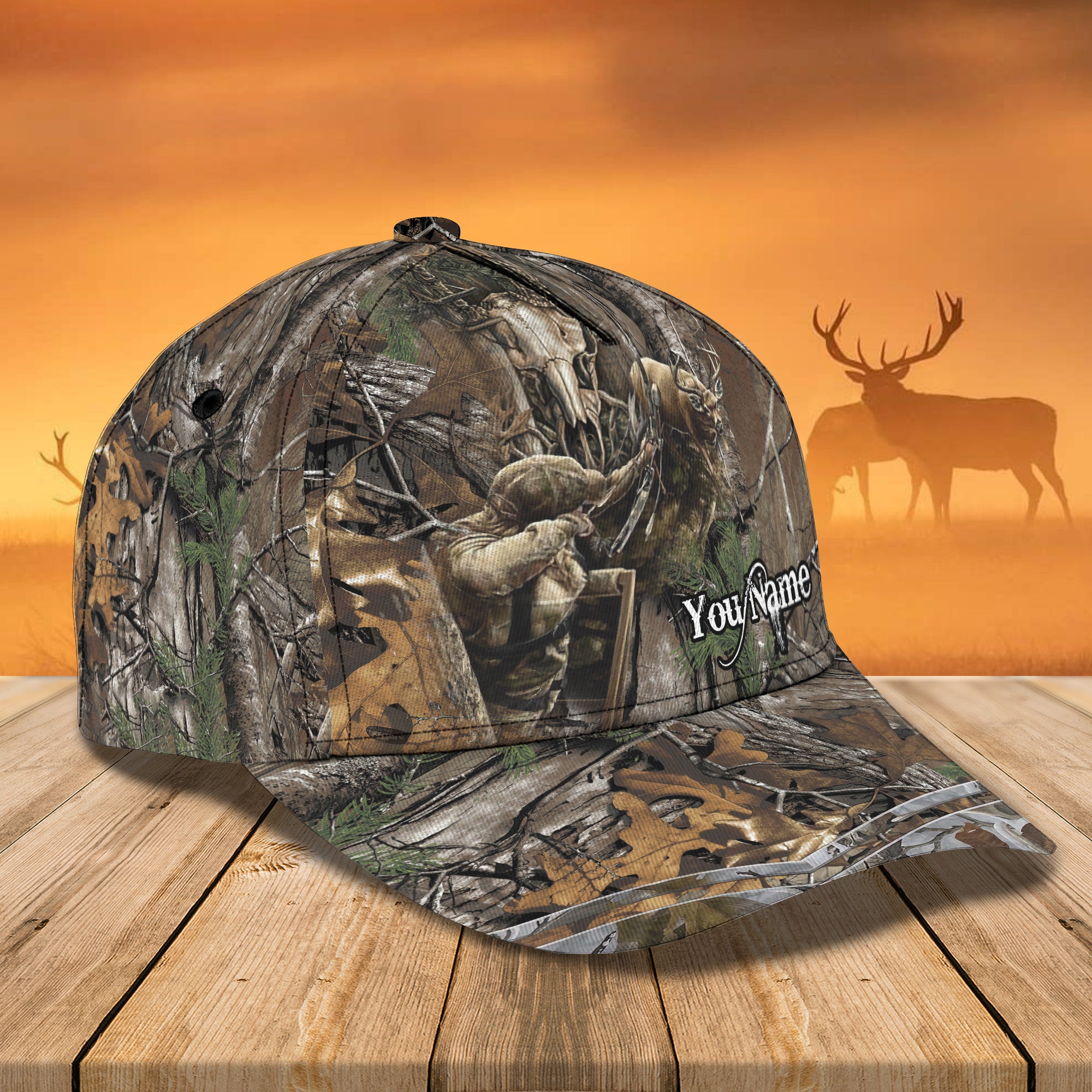 Deer Hunting - Bow Hunting - Personalized Name Cap 7 - Nvc97