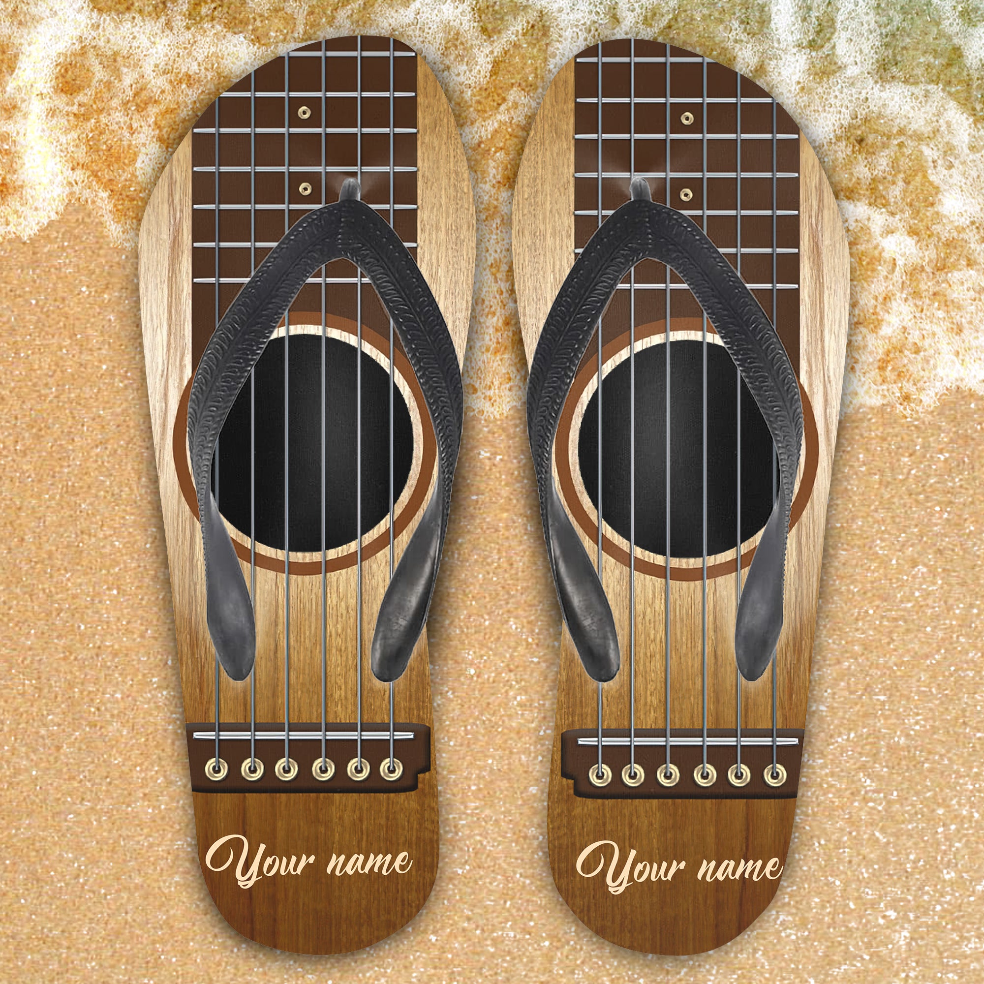 Custom Flip Flops - Guitar - Fuly 5