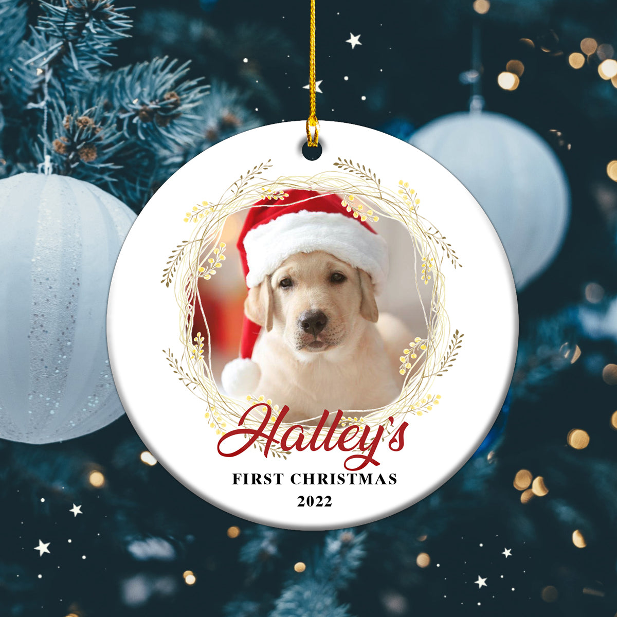 First Christmas, Personalized Christmas Ornaments, Custom Photo Gift