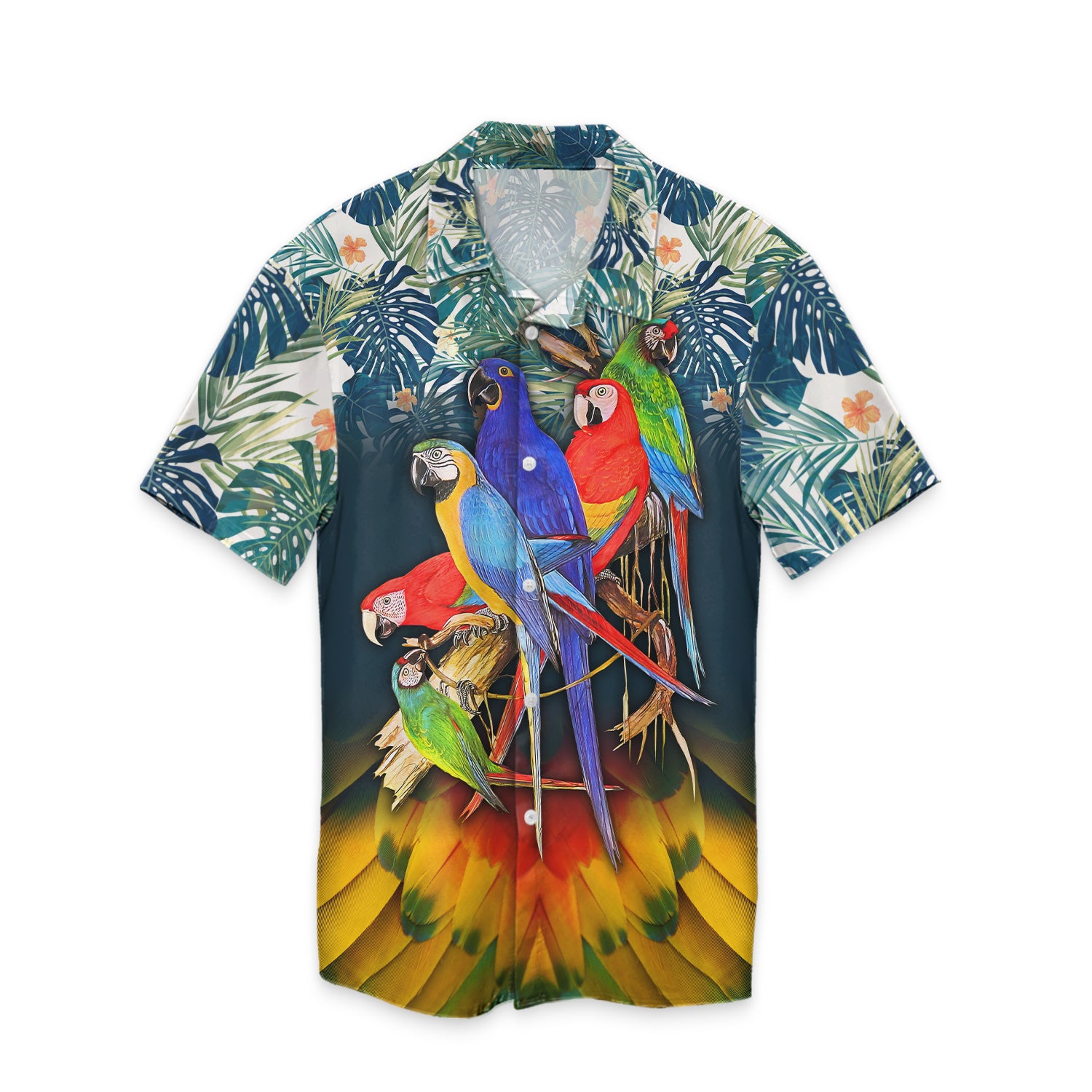 Parrot - 3D Hawaiian Men's - NA93