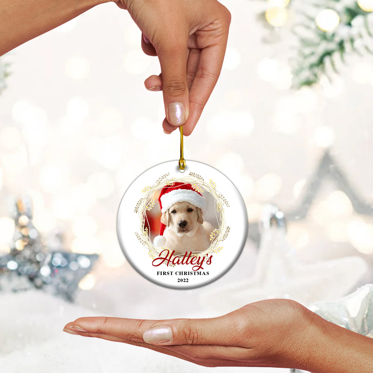 First Christmas, Personalized Christmas Ornaments, Custom Photo Gift
