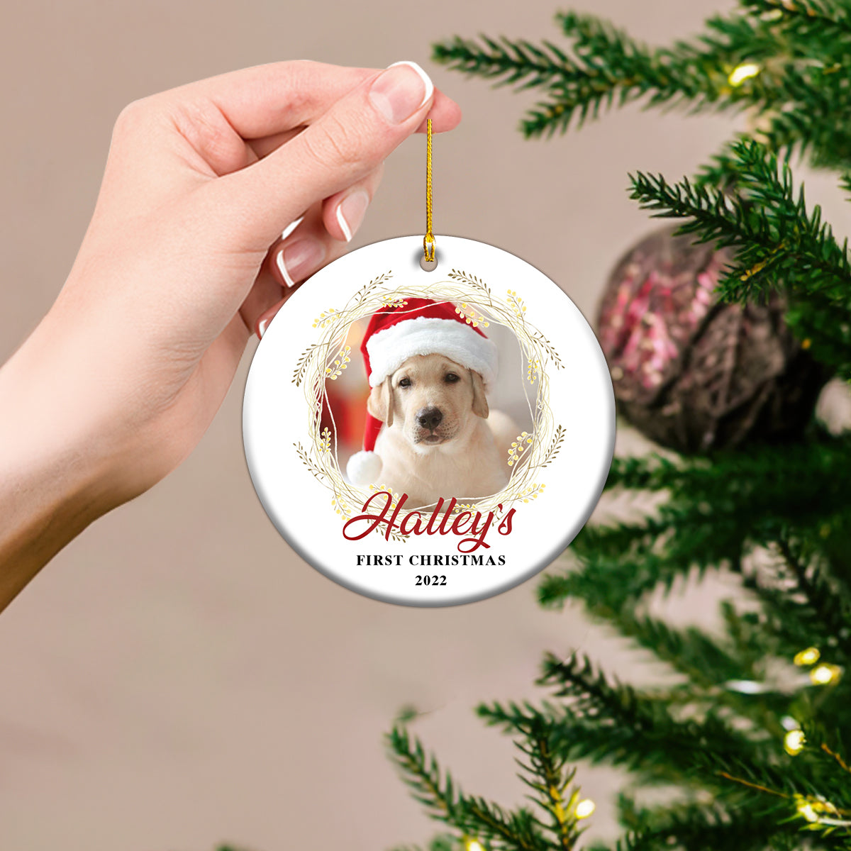 First Christmas, Personalized Christmas Ornaments, Custom Photo Gift