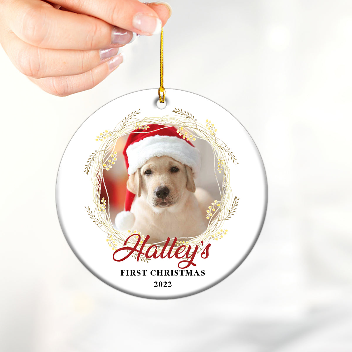 First Christmas, Personalized Christmas Ornaments, Custom Photo Gift
