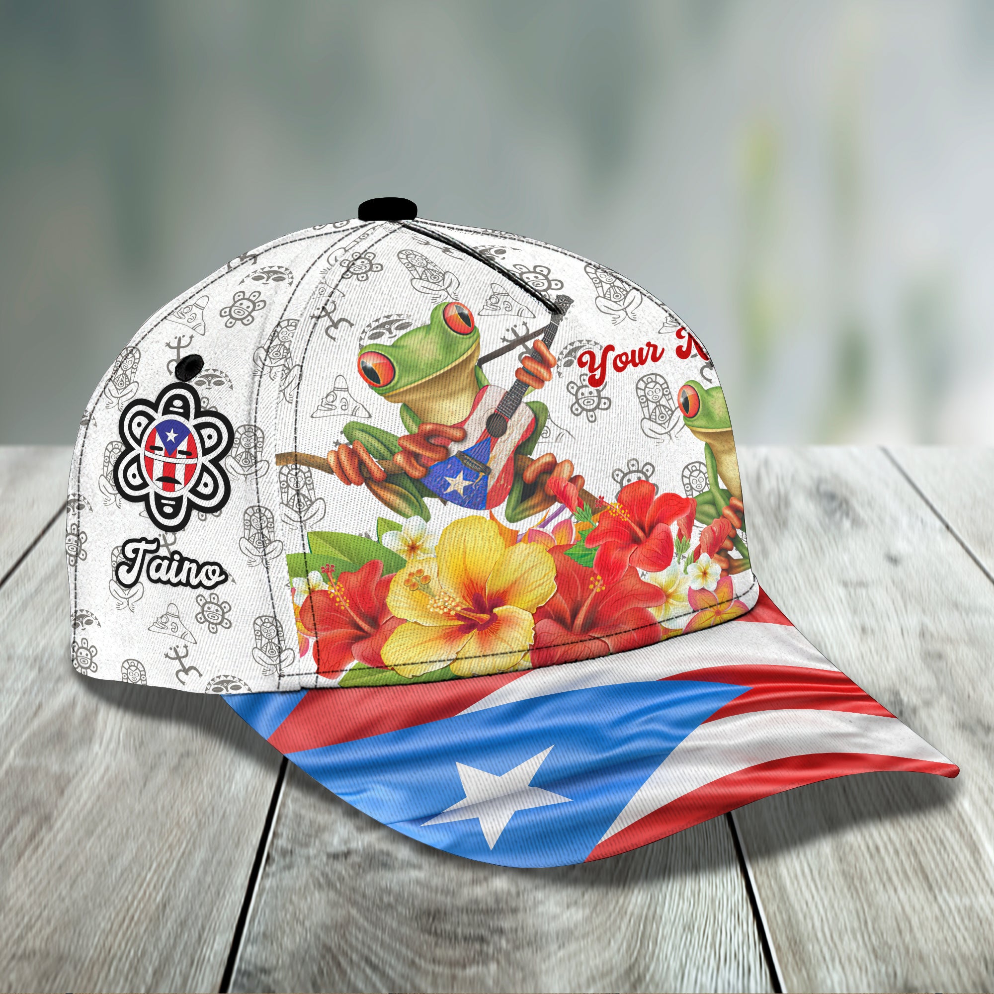 Taino - Puerto Rico - Personalized Name Cap 11 - Nvc97