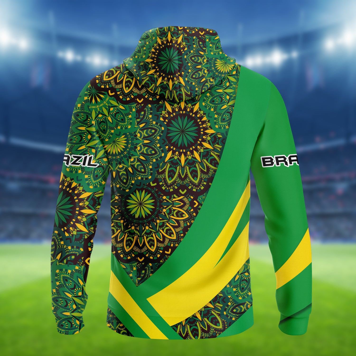 Brazil Fans Pattern Design Shirt 3D Printed Tshirt For The Brazil Fans