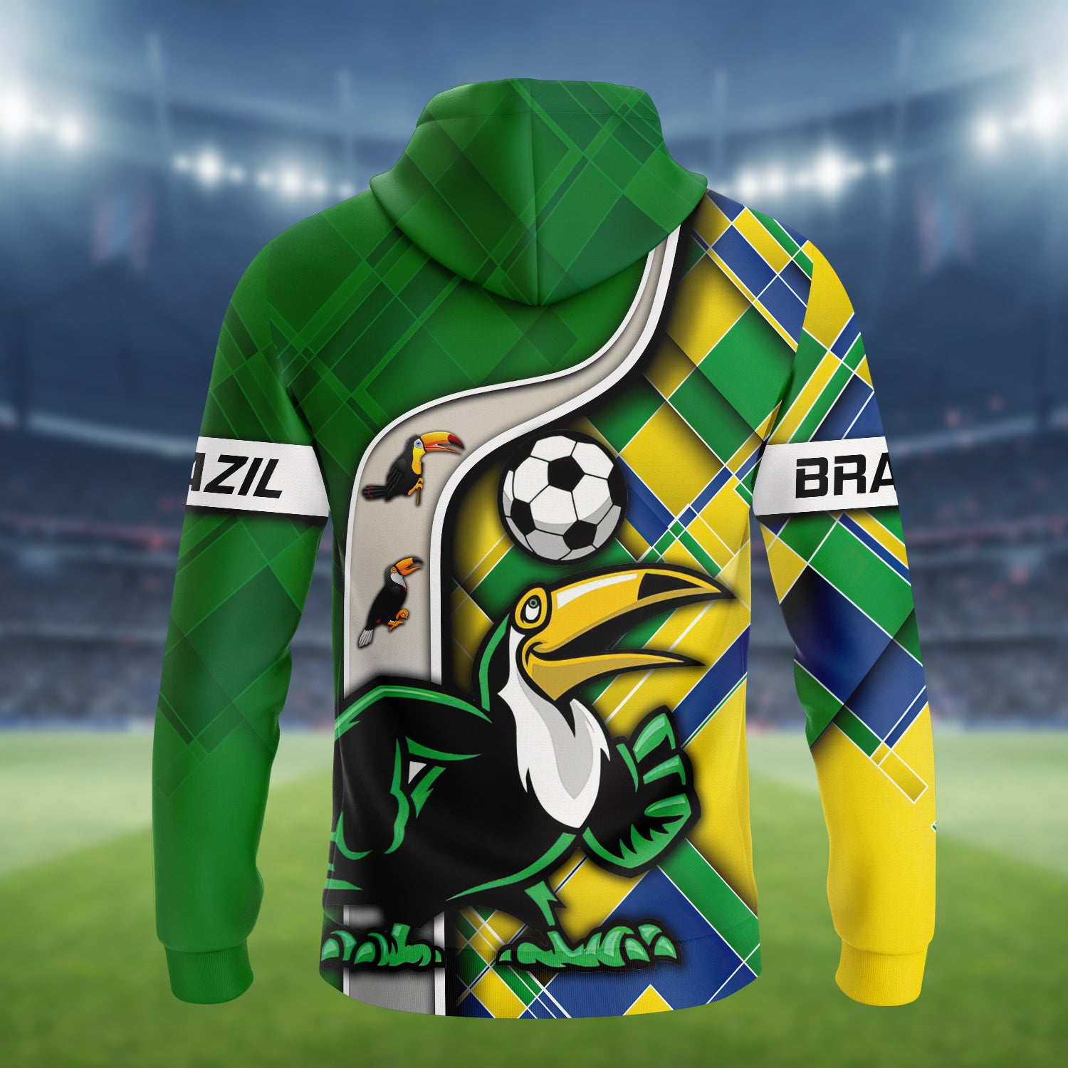 Brazil Fans Toucan Design Shirt 3D Tshirt For The Brazil Fans