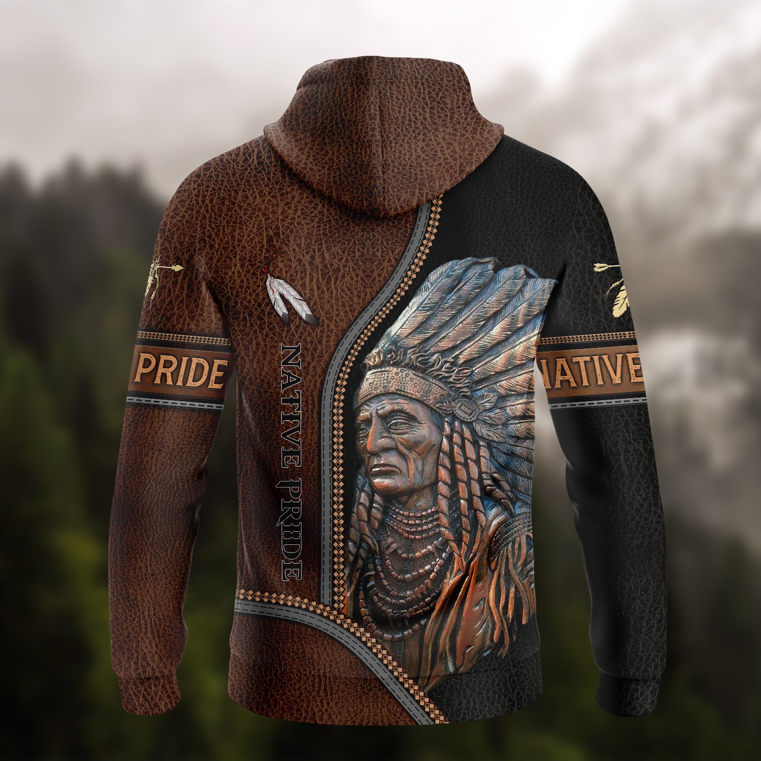 Native Pride - Personalized Name 3D Hoodie 31 - CV98