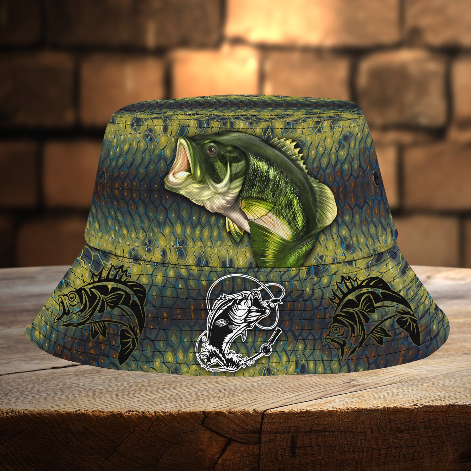 Custom Bucket Hat - Fishing - Fuly 1