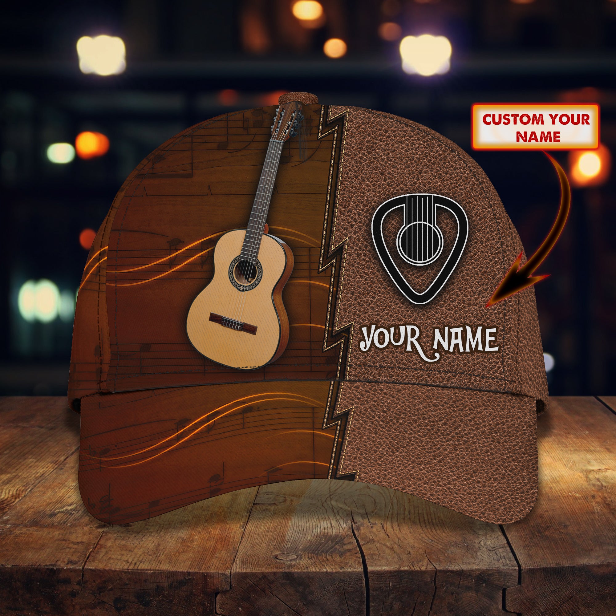 GUITAR - Personalized Name Cap 03 - RINC98