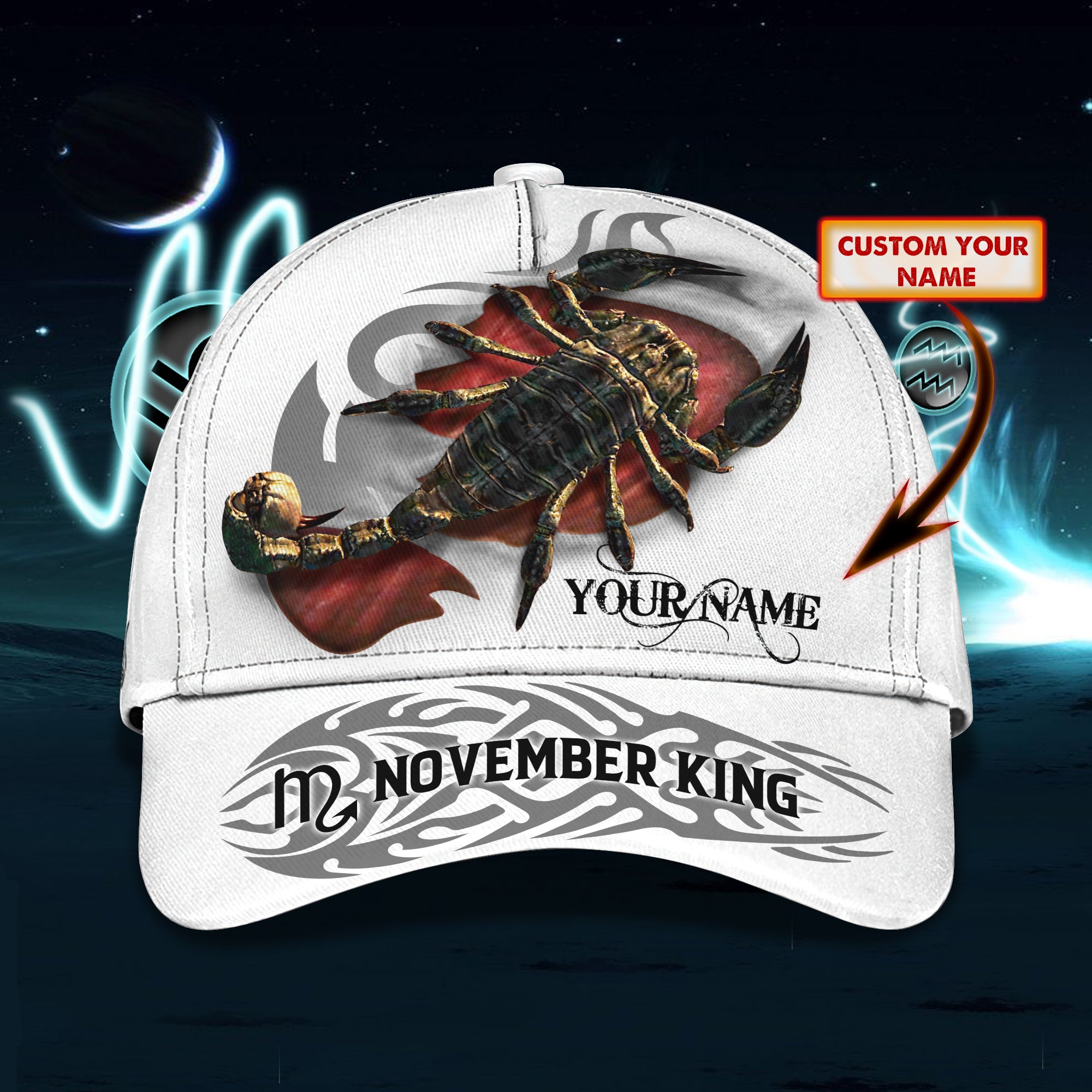 November King - Personalized Name Cap - QB95