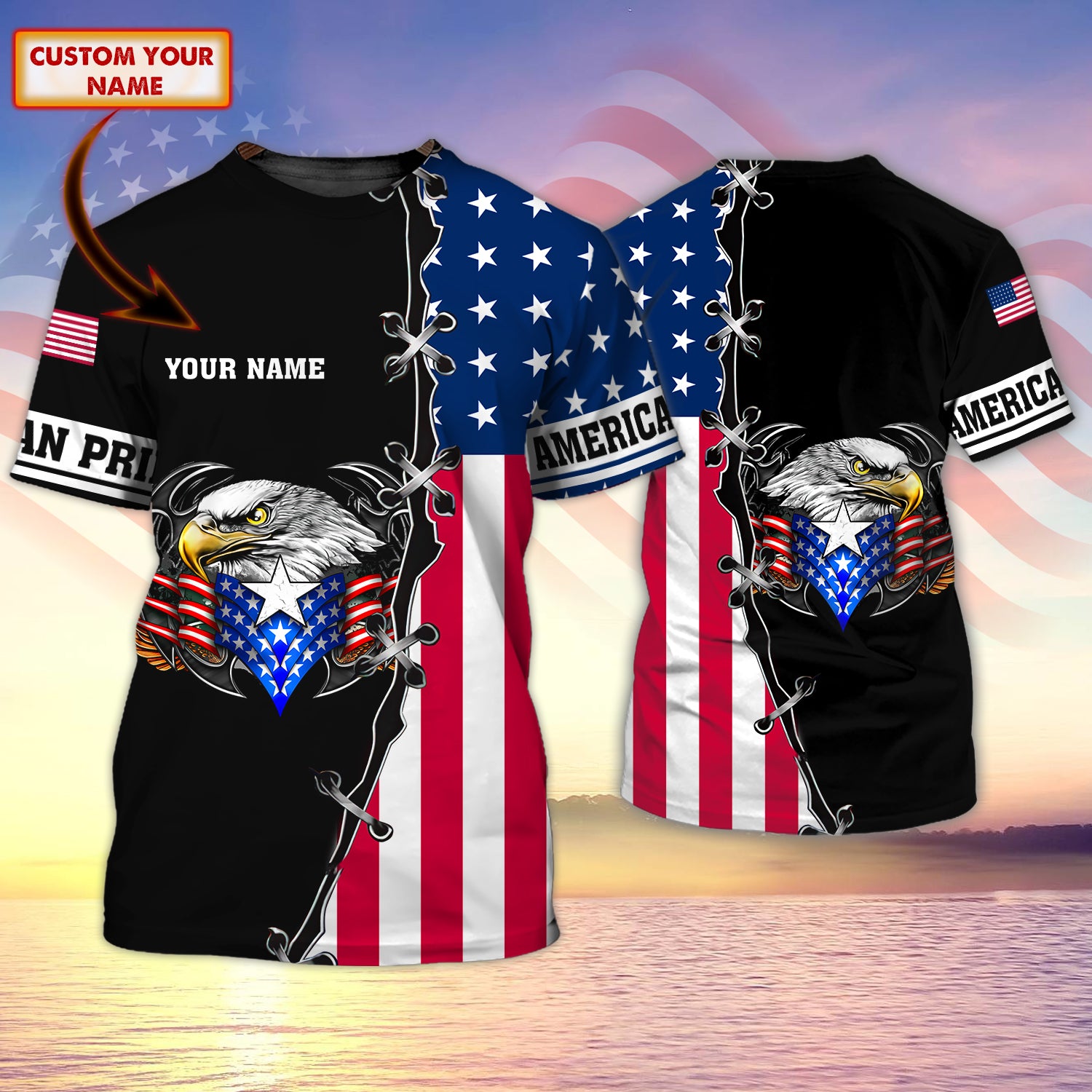 American Pride - 3D Tshirt 03