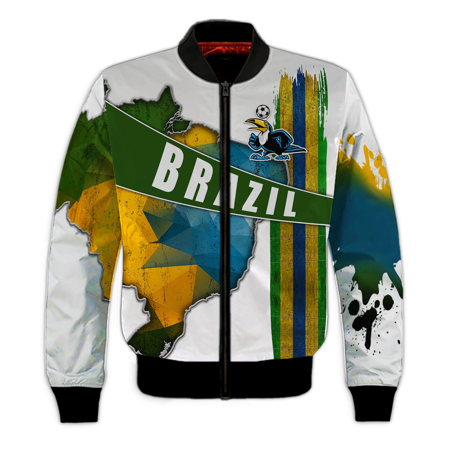 Brazil Fans Toucan Design Shirt 3D Tshirt For The Brazil Fans