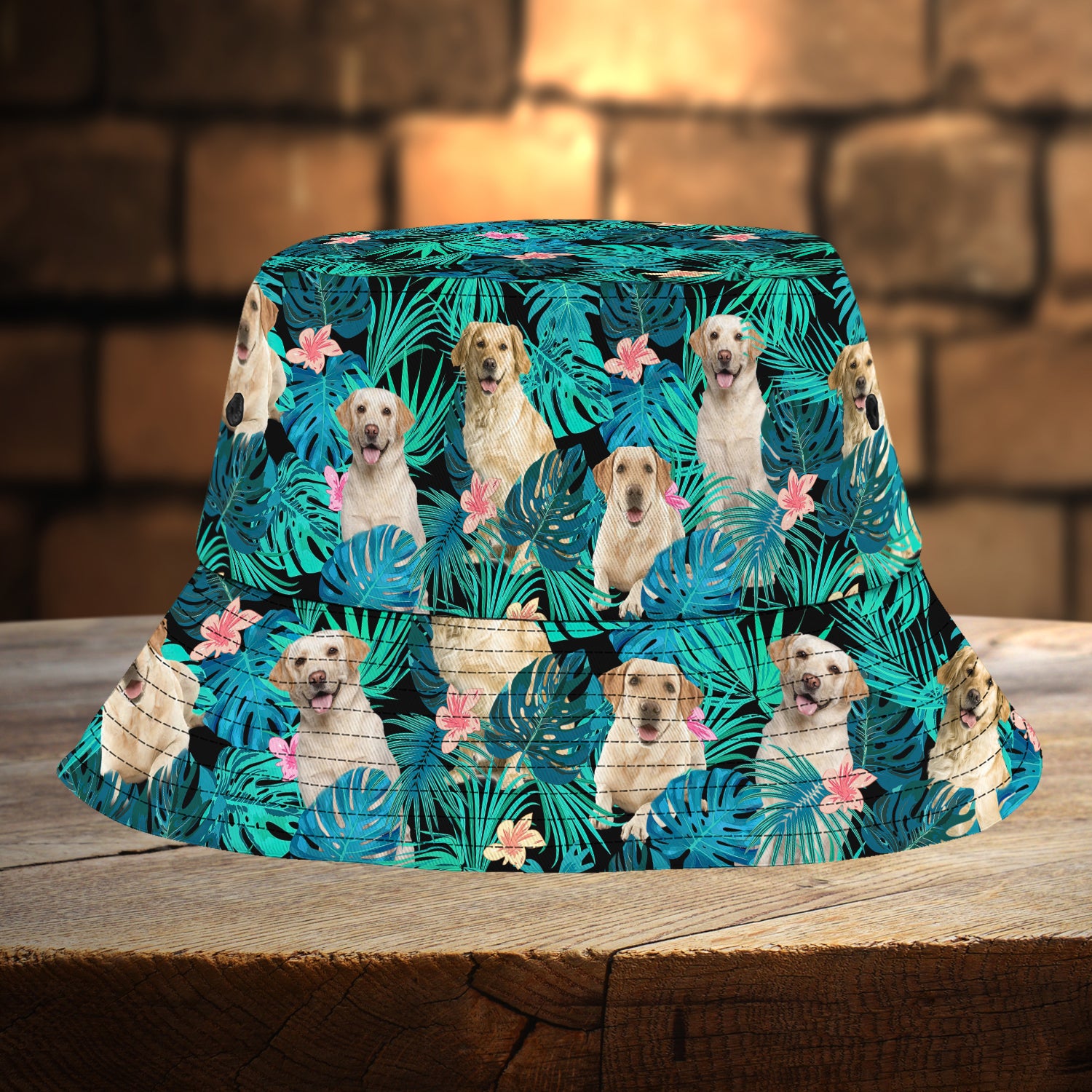 Custom Bucket Hat -Golden Retriever- Hd98 66