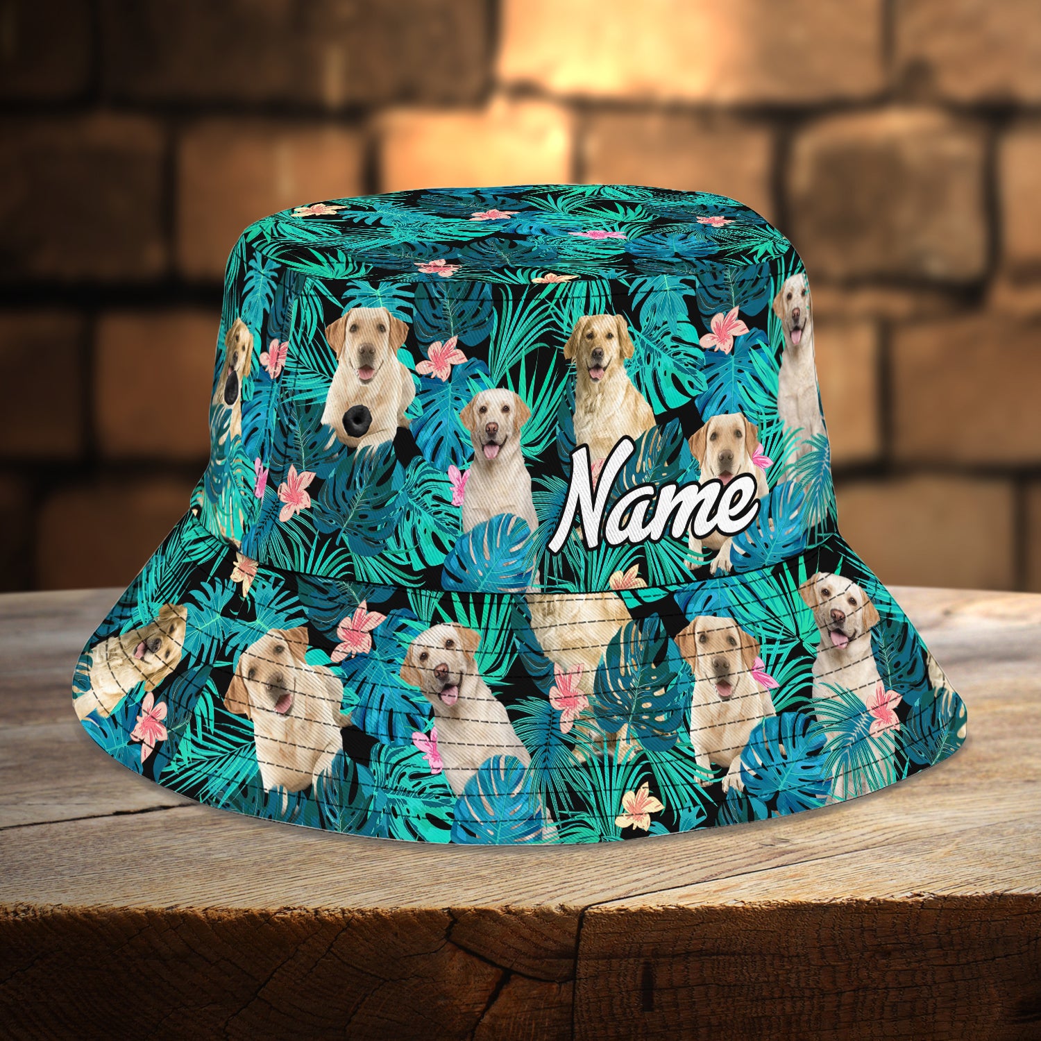 Custom Bucket Hat -Golden Retriever- Hd98 66