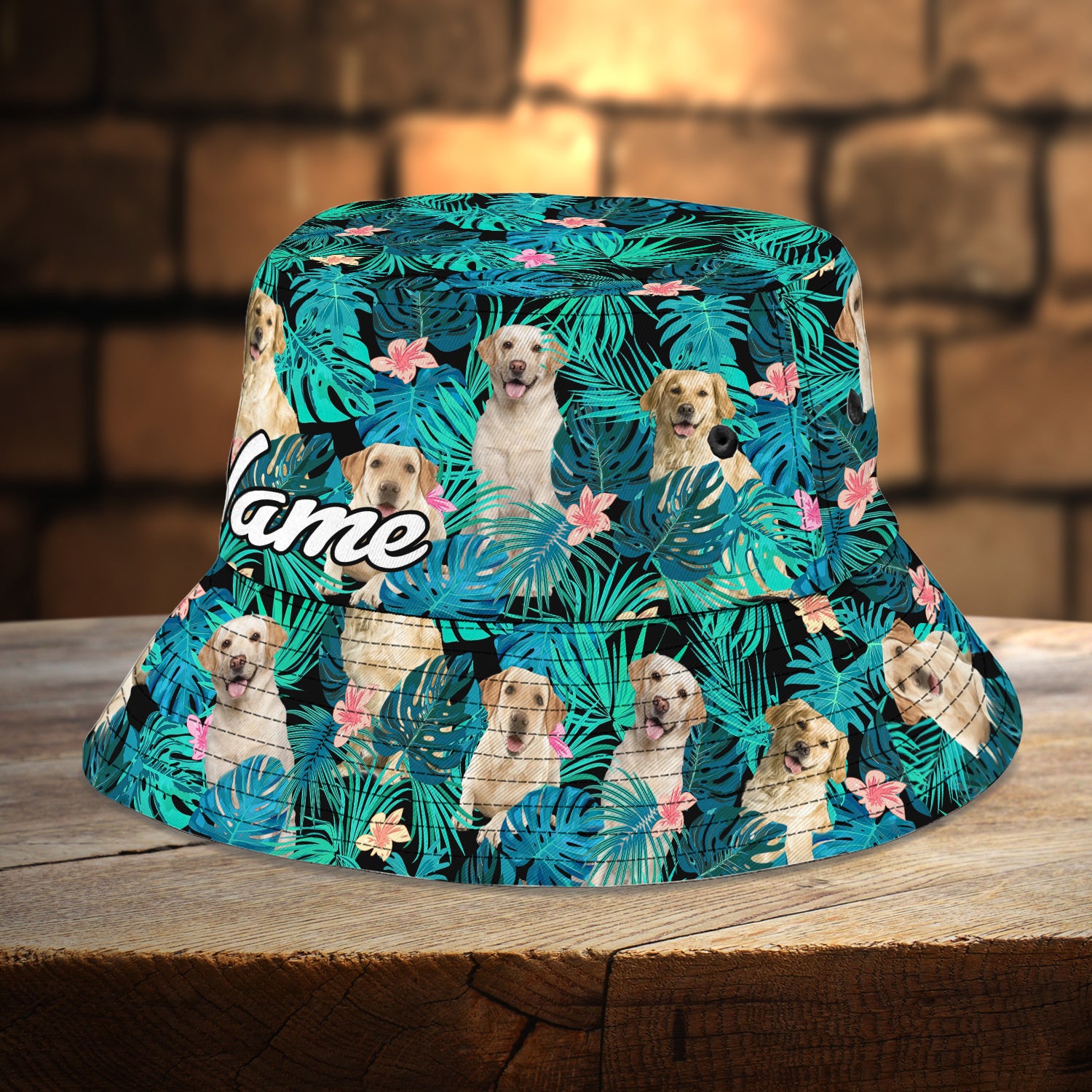 Custom Bucket Hat -Golden Retriever- Hd98 66