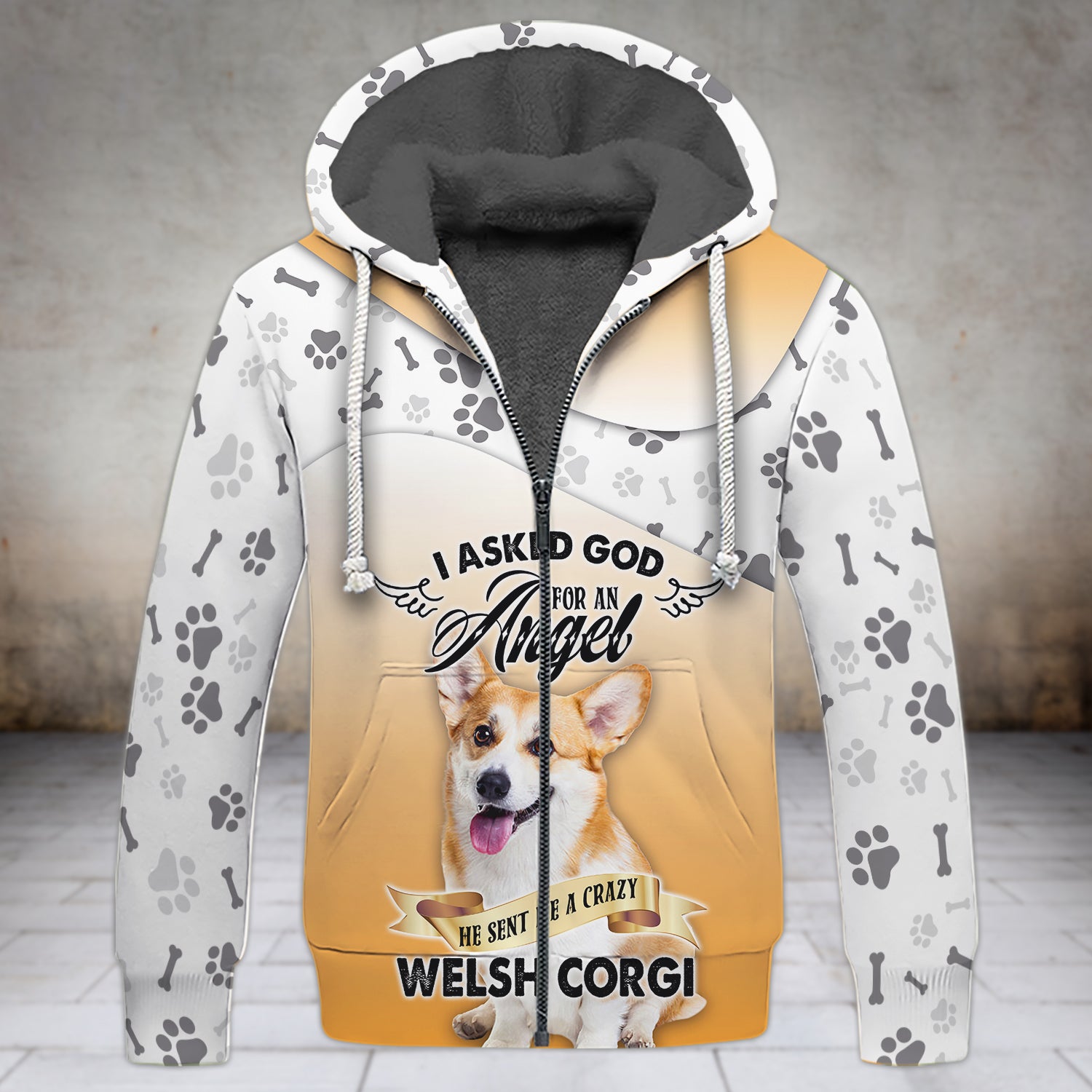 Welsh Corgi I Asked God - 3D Full Print - QB95