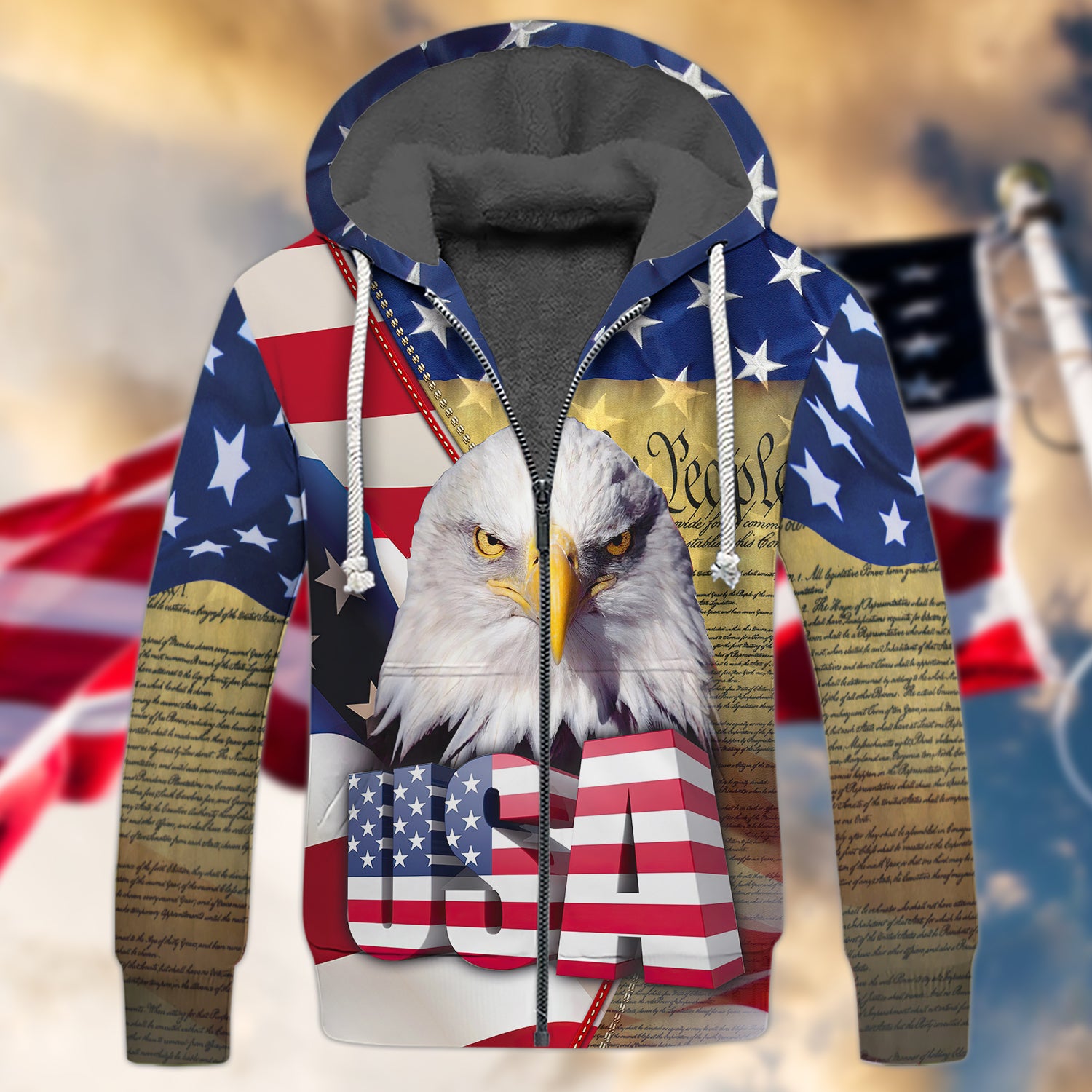 Eagle American Hawaiian Shirt - Independence Day Is Coming - 3D Full Print