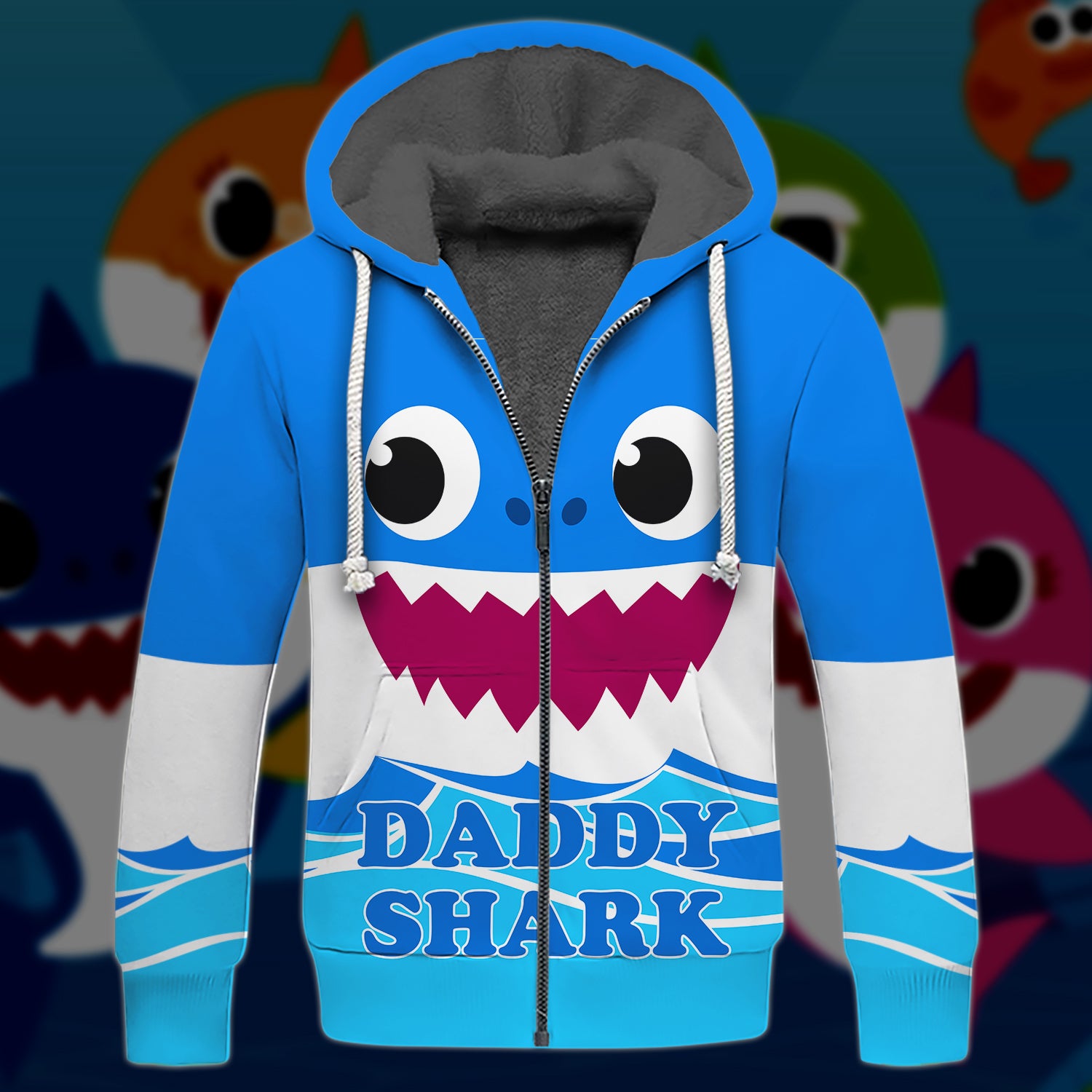 Daddy Shark Doo Doo Doo , 3D Full Print 01.1, NBTT