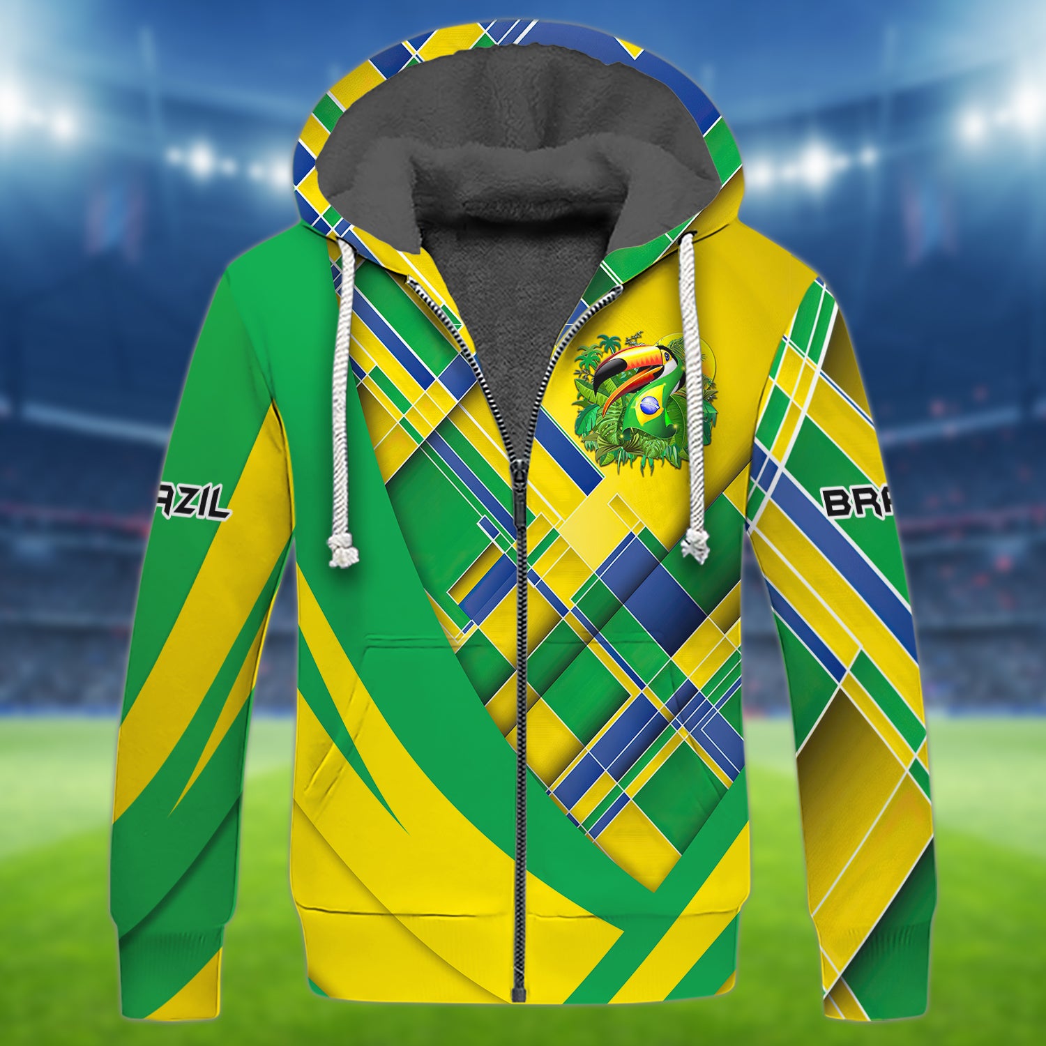 Brazil Fans Toucan Design Shirt 3D Tshirt For The Brazil Fans