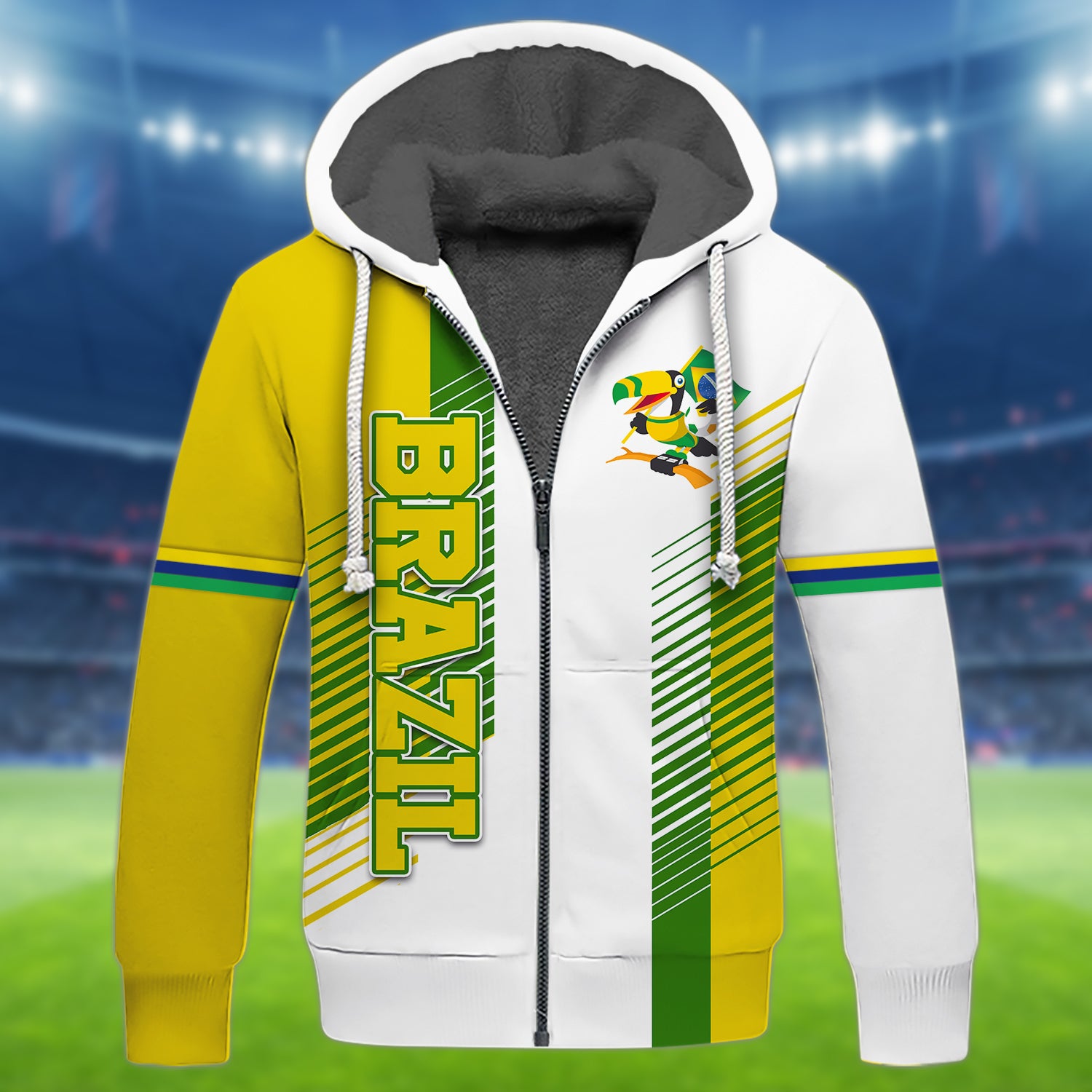 Brazil Fans Toucan Design Shirt 3D Printed Tshirt For The Brazil Fans